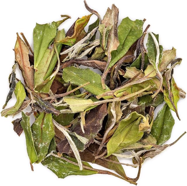 oriarmcha 250g / 8.82oz Fuding White Peony Tea Loose Leaf - Bai Mu Dan White Tea Leaves - Bai Mudan Yuqian 3rd Grade - Caffeine Level Low Naturally Processed