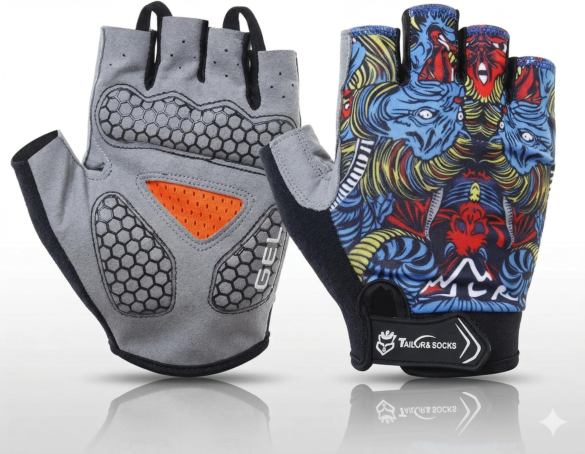 - Breathable Anti-Slip Cycling Gel Padding Bike Gloves