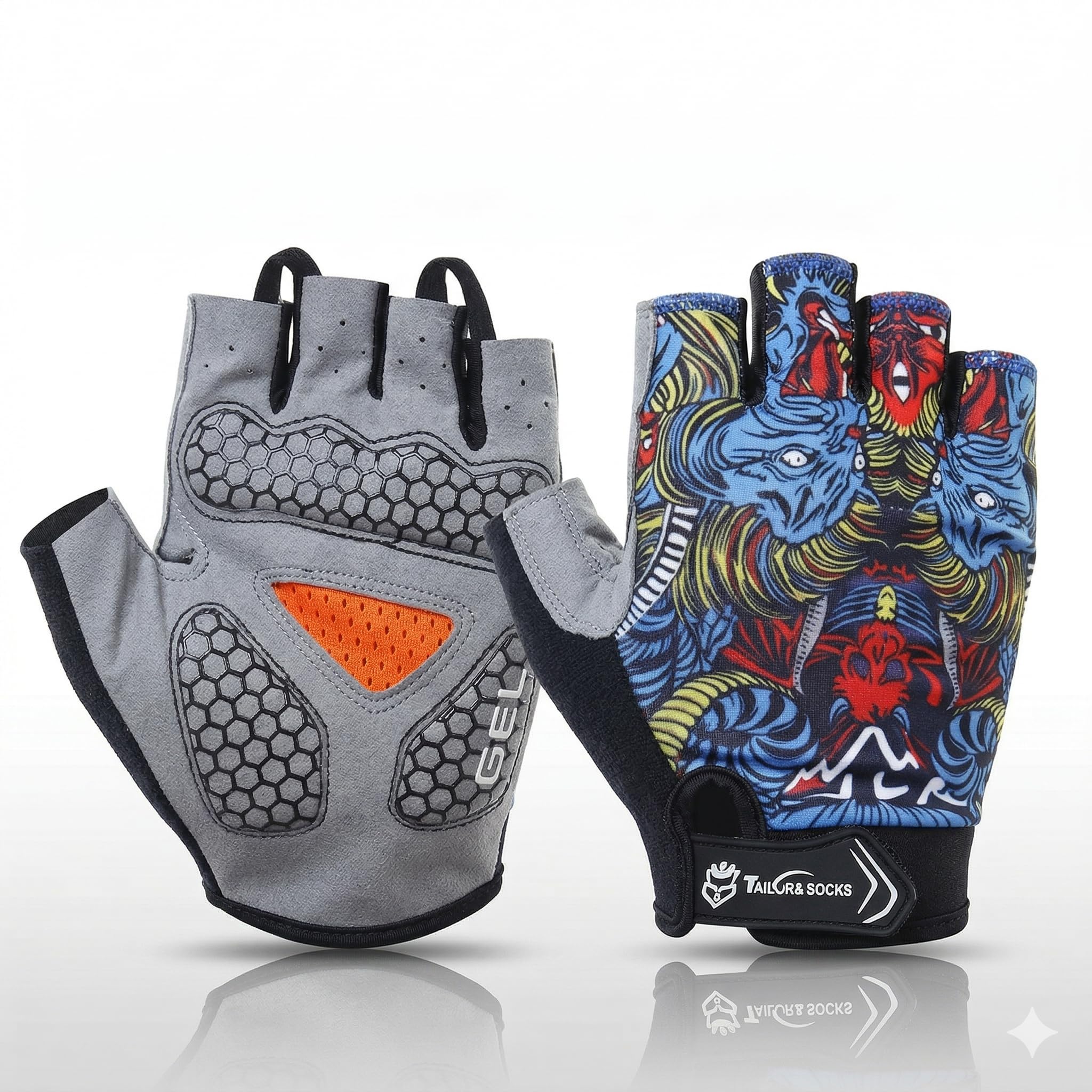 JERN Breathable Anti-Slip Cycling Gel Padding Bike Gloves-image-8