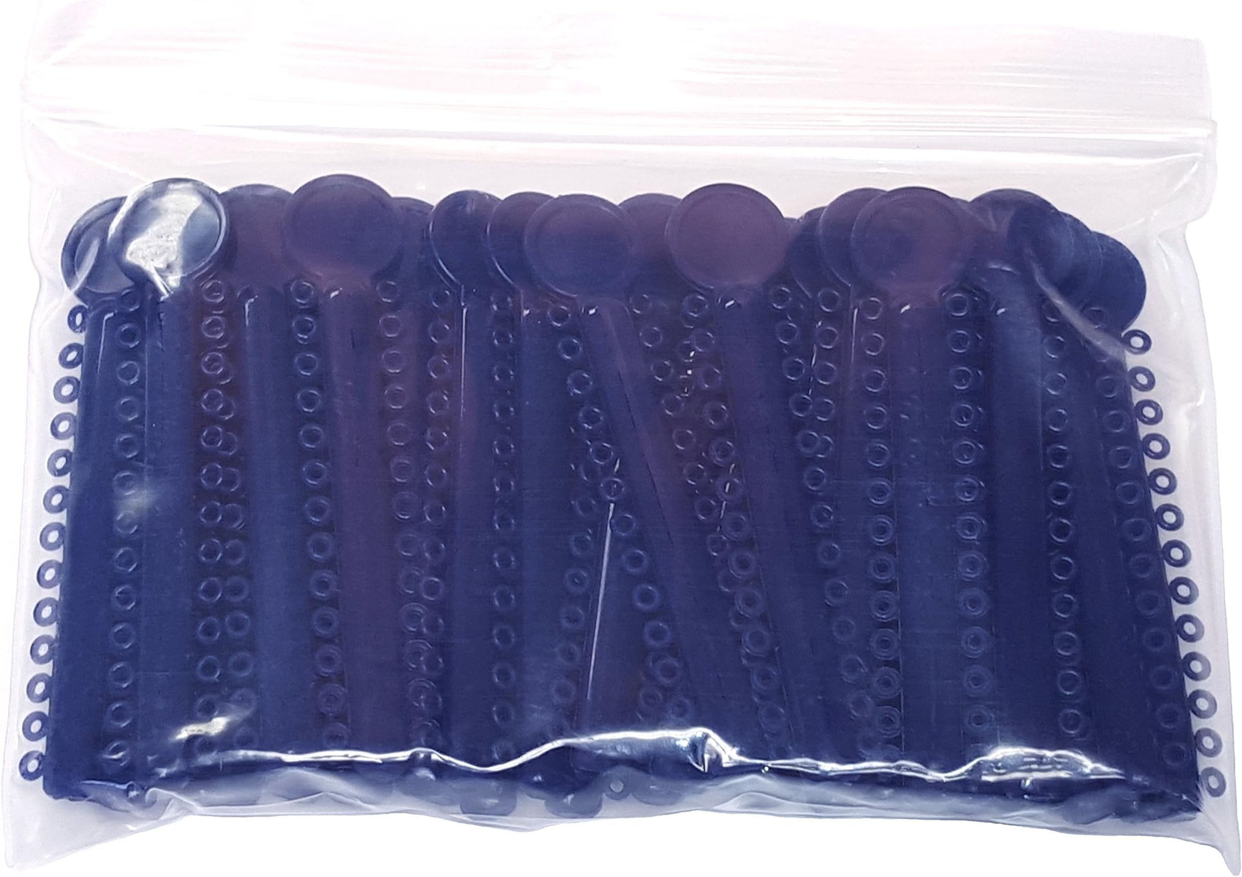 OrthoExtent Orthodontic Ligature Ties, Blue, (1040 Tie per Bag)