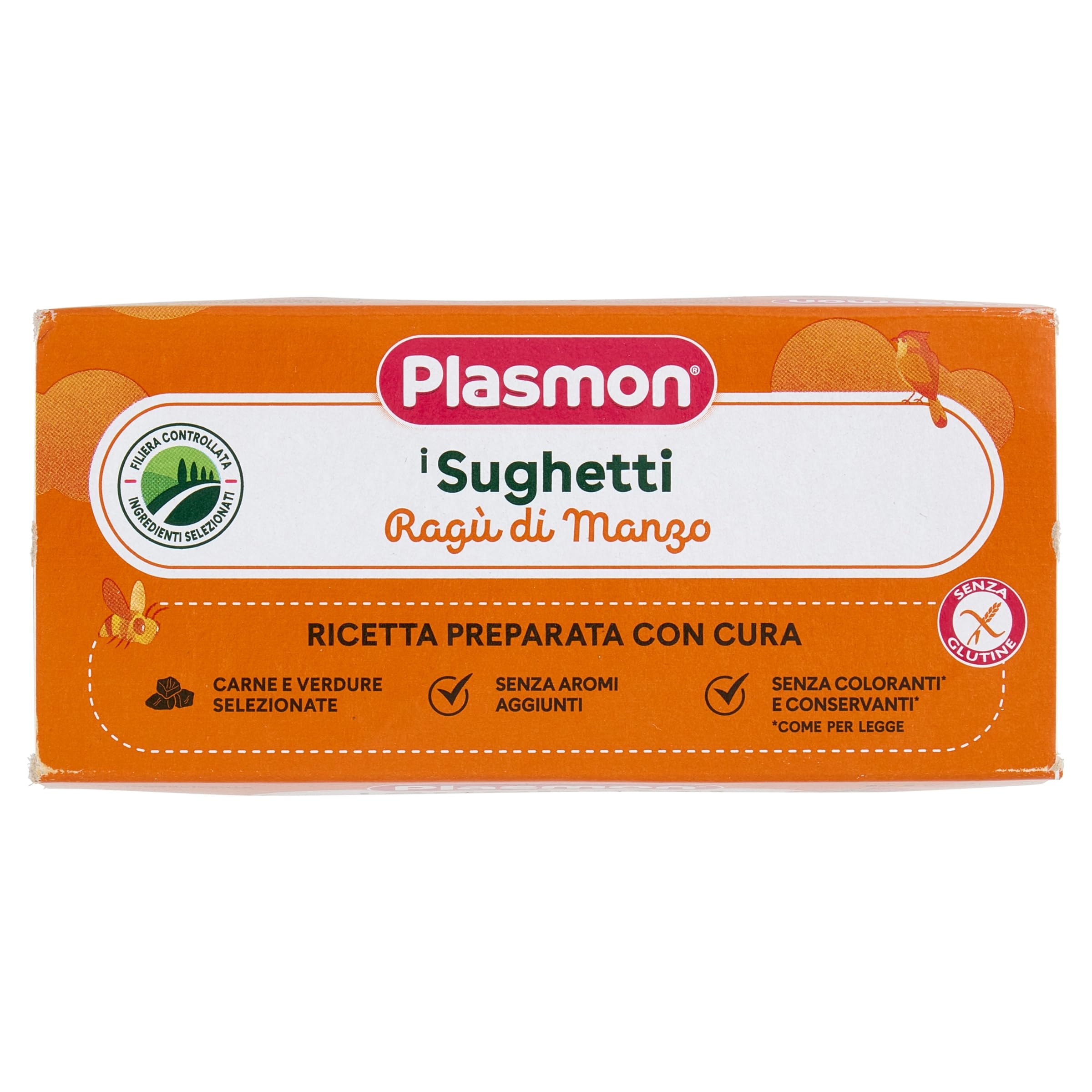 Plasmon Sughetto - Ragù di Manzo 2x80g (12 Confezioni)