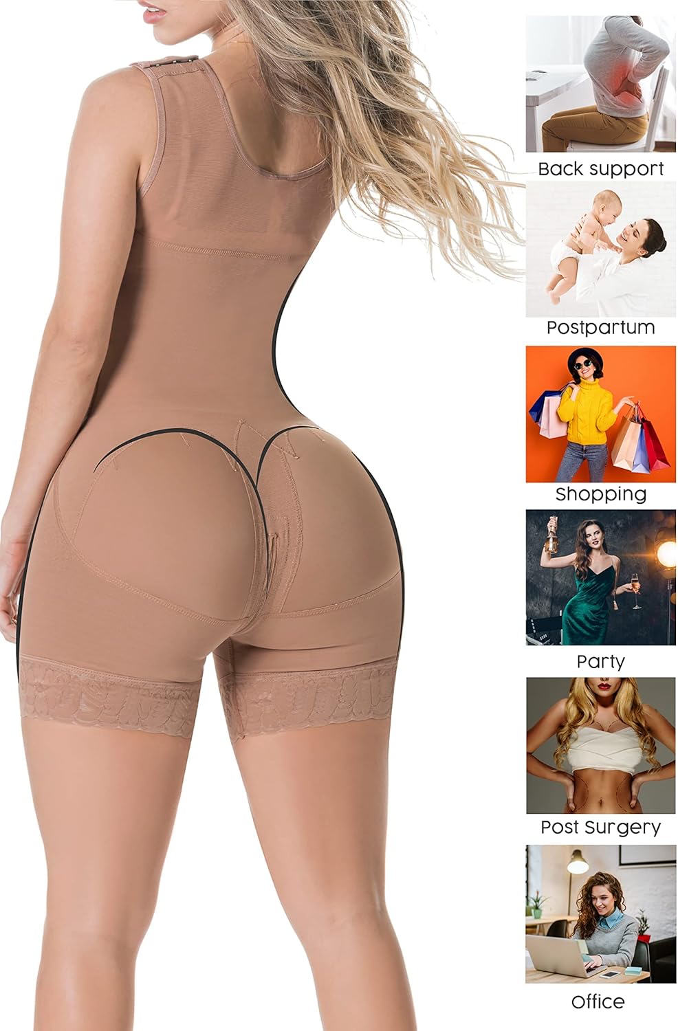 Sonryse Tummy Tuck Compression Garment for Women Fajas Colombianas Reductoras y Moldeadoras Stage 2 Faja - Image 7