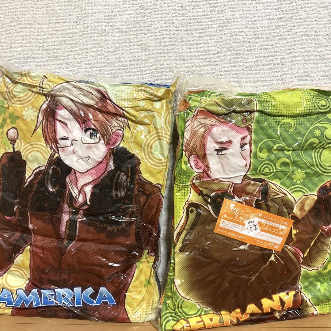 Amazon.co.jp: 4点セット ヘタリア 一番くじ a賞 クッション : ホーム