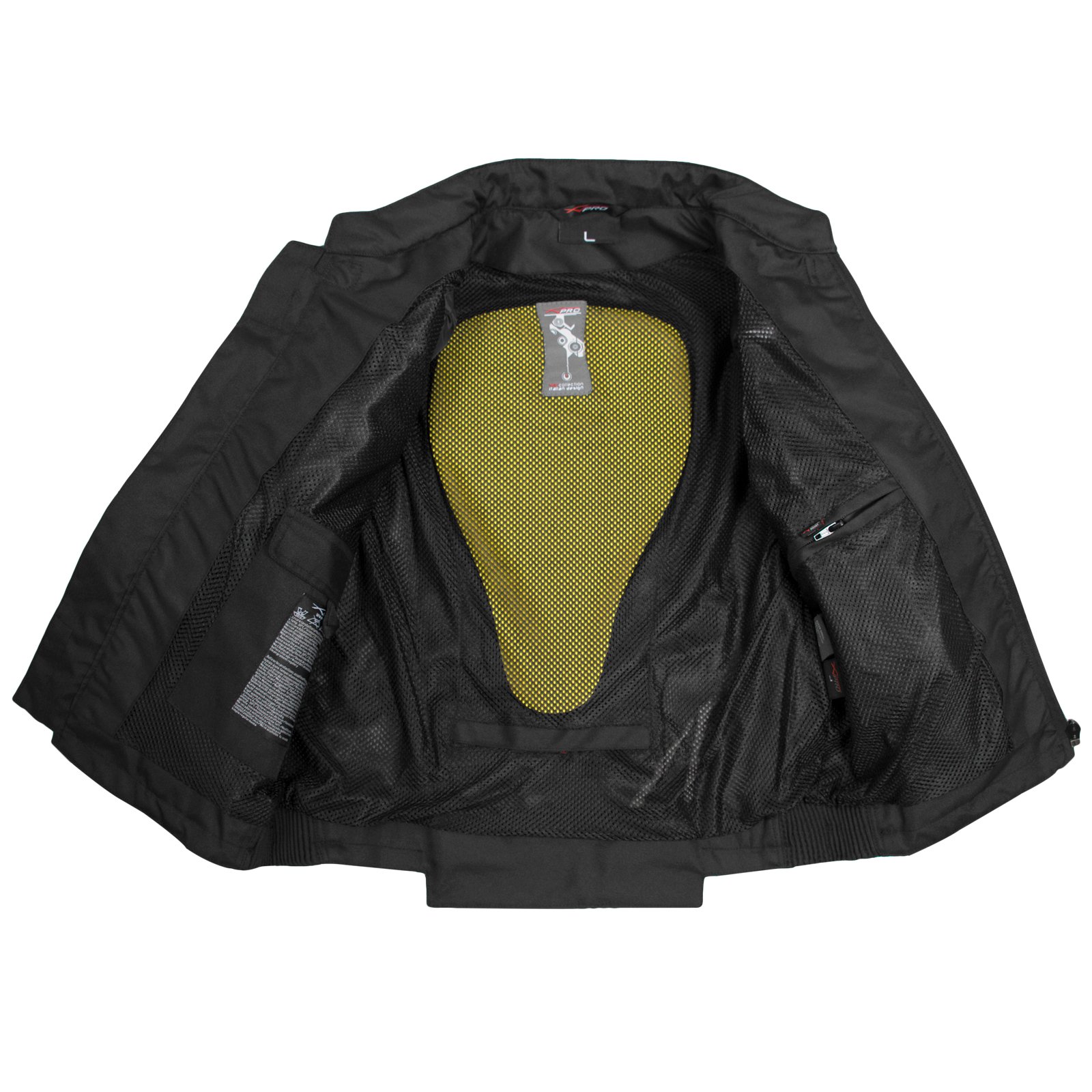 Giacca Moto Tessuto Cordura Manica Staccabile Racing Sport Touring Scooter