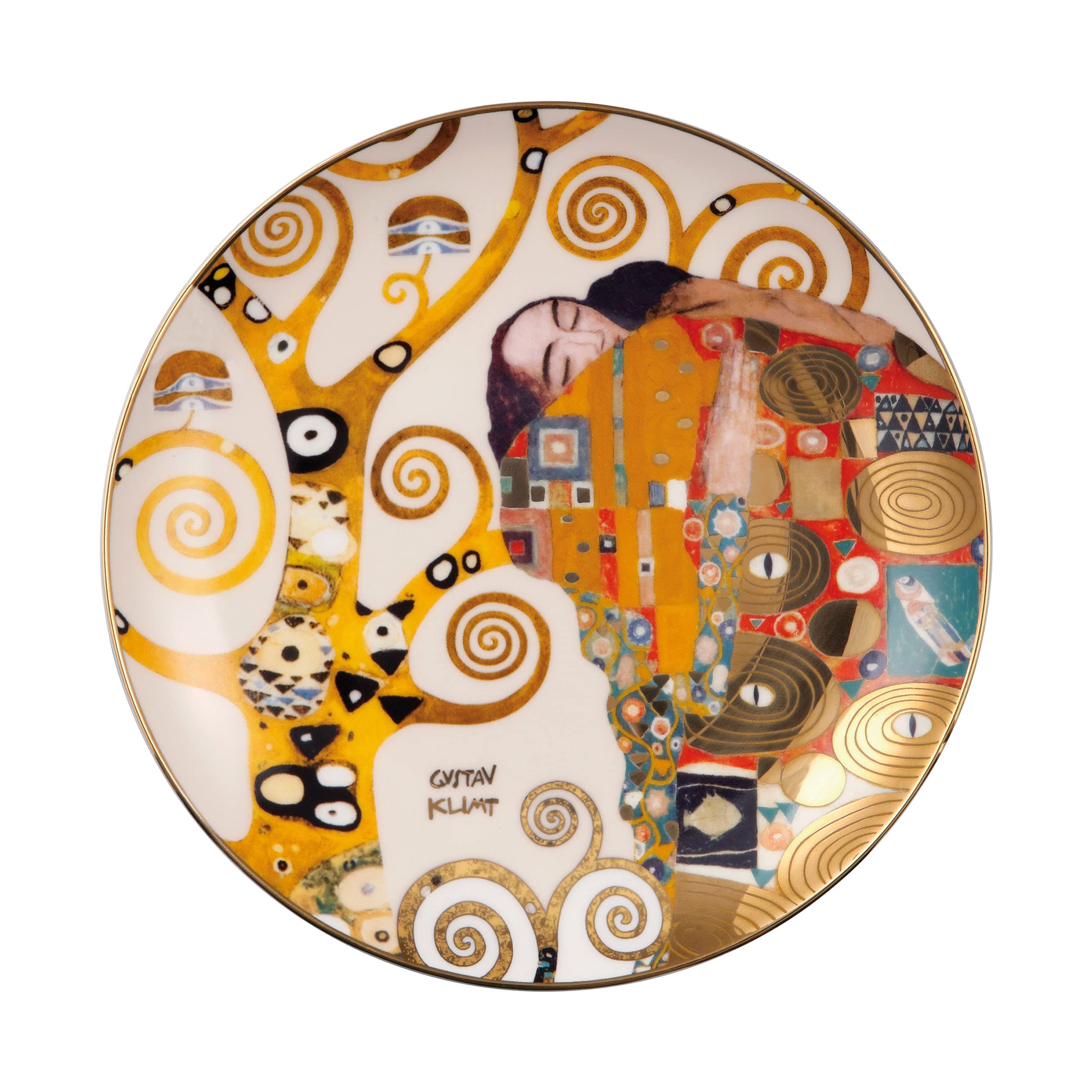 Goebel Wall Plate Gustav Klimt - The Fulfilment Artis Orbis Fine Bone China 21 cm