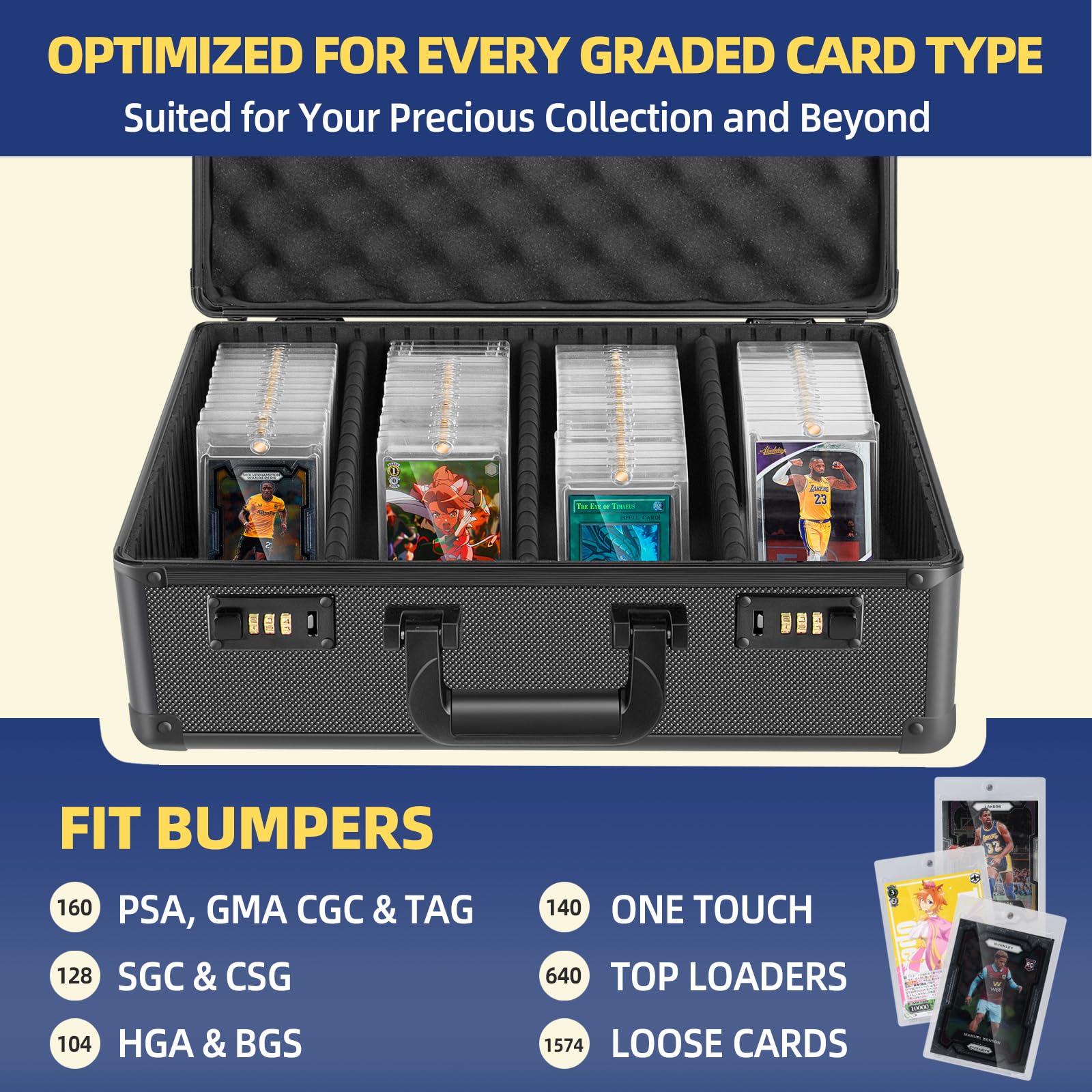 Amazon.com: GELBEKUH Graded Card Trading Card Storage Box