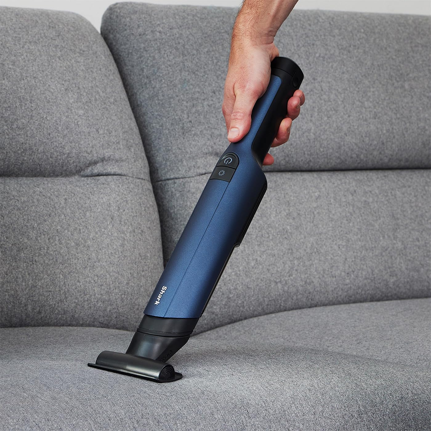 Shark WandVac 2.0 cleaning a sofa