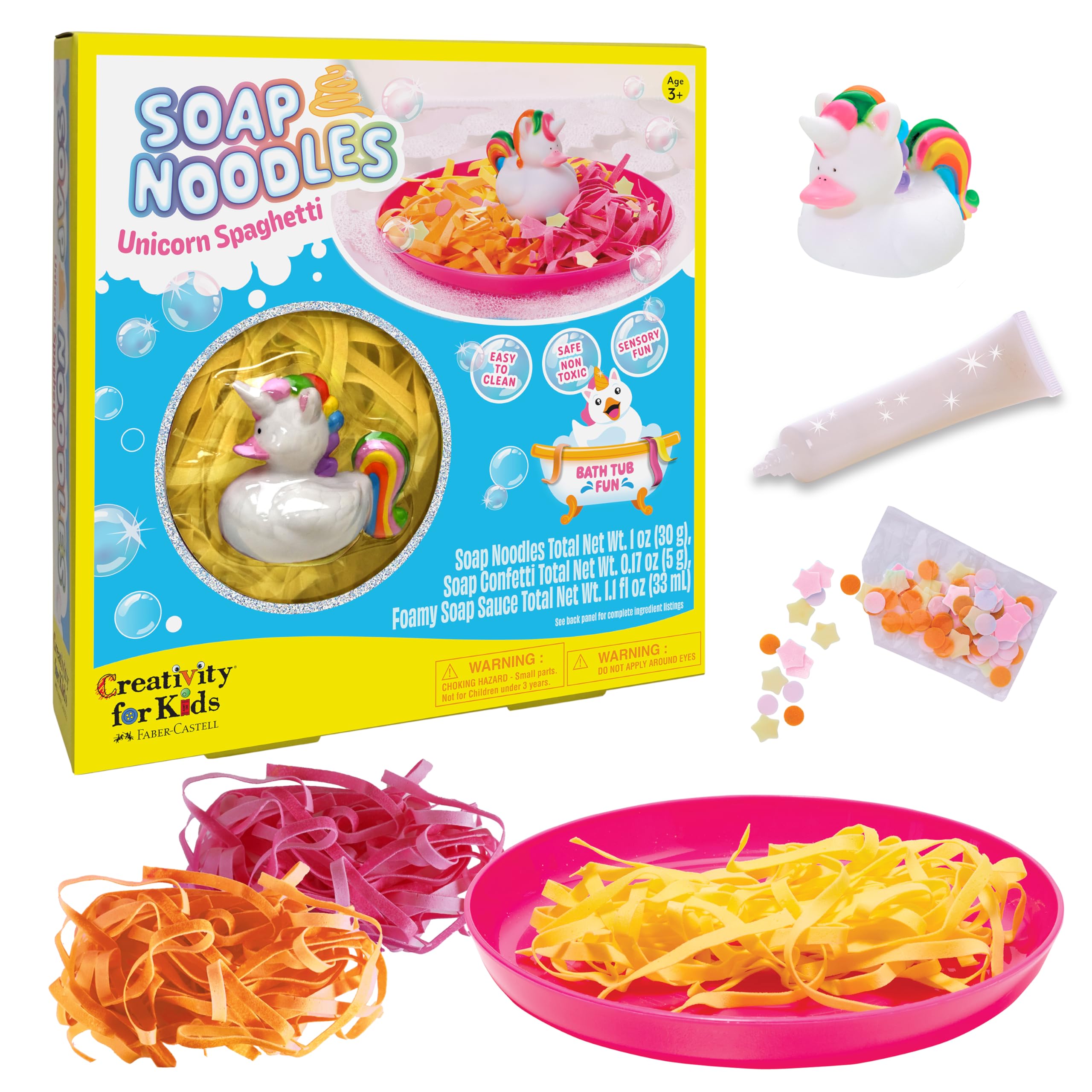 Amazon.com: Creativity for Kids Soap Noodles Unicorn Spaghetti