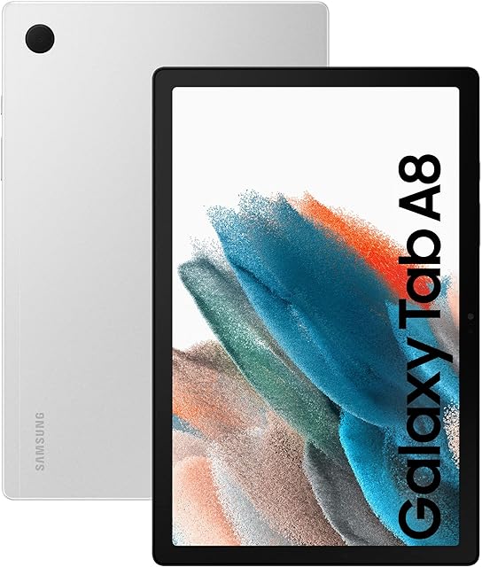 Samsung Galaxy Tab A8 32GB WiFi Android Tablet Silver 2022 Version, 3 Year Manufacturer Warranty
