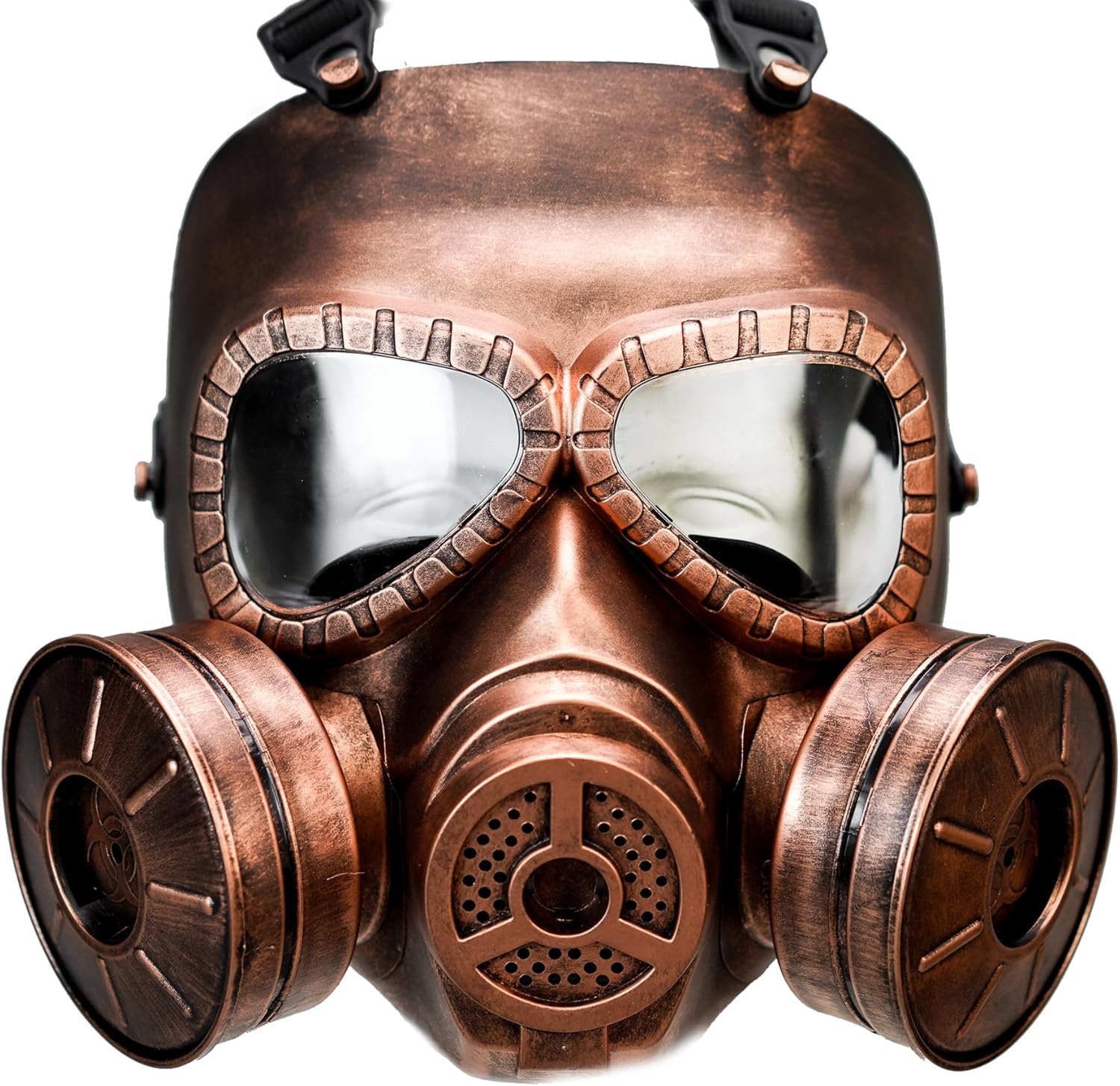 Cosplay Steampunk Gas Masquerade Mask for Men Women Airsoft Mask Respirator Halloween Mask Costume Pretend