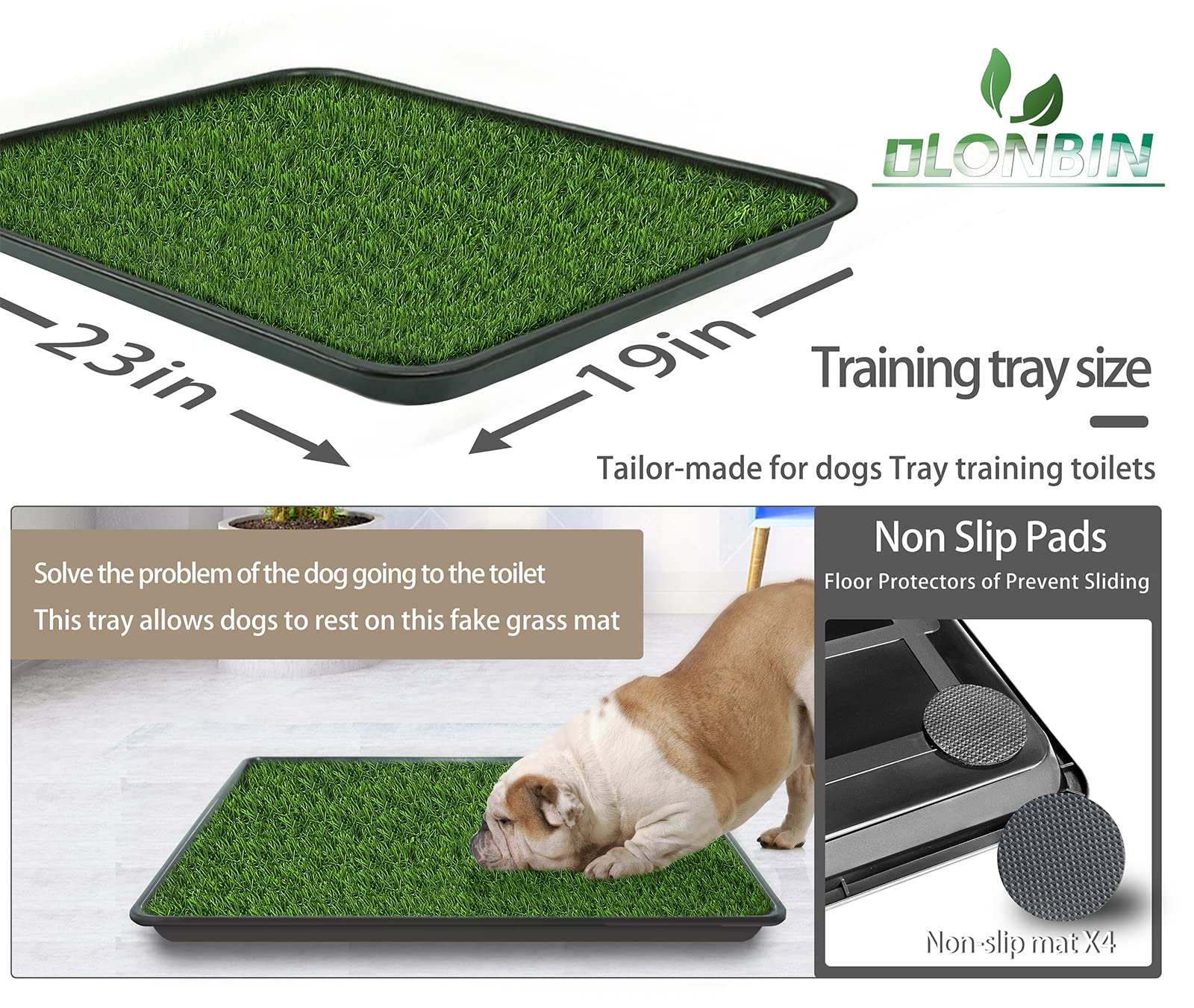 Cato Board - Dog Training Platform - Made in The USA (Bright Green, Turf Surface)