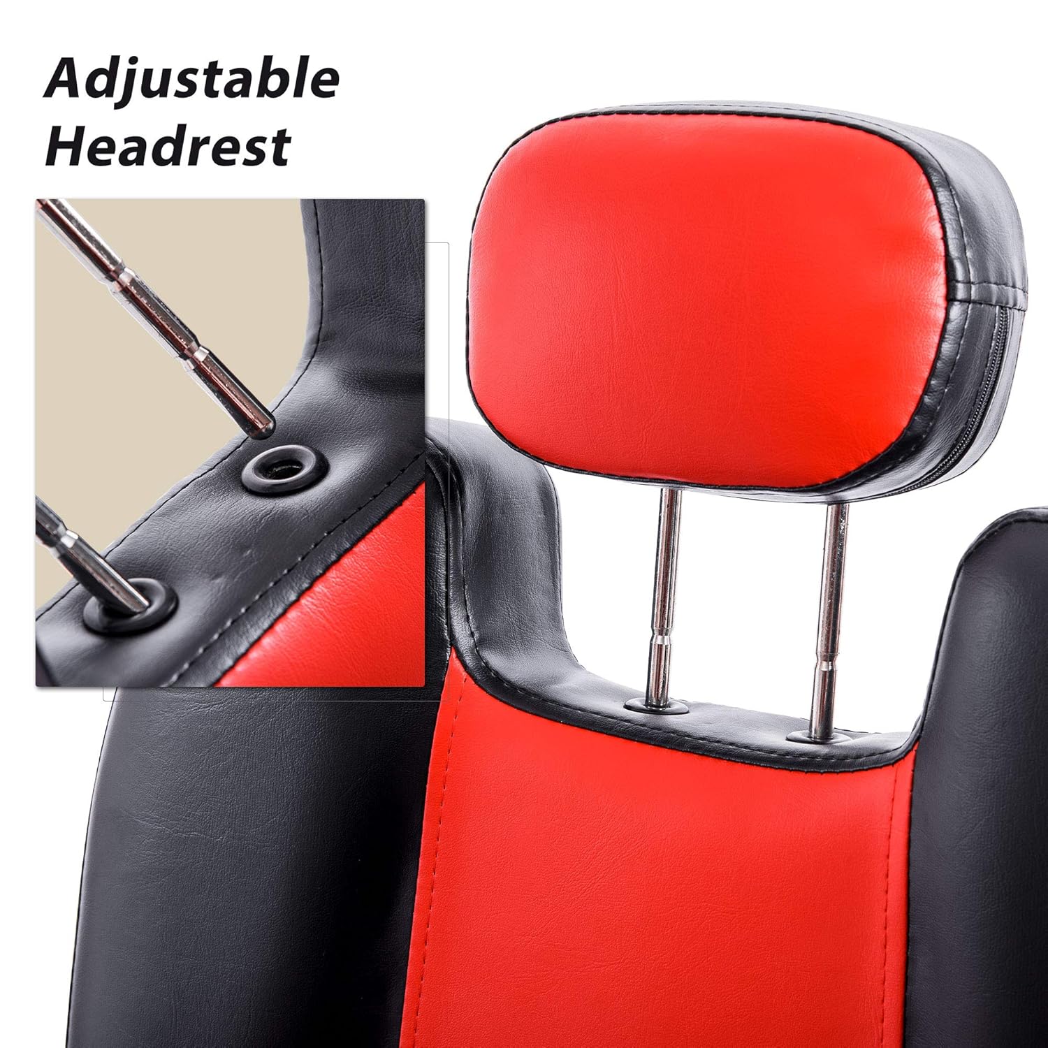 Merax Hydraulic Recliner Barber Chair for Hair Salon with 20% Extra Wider Seat & Heavy Duty Hydraulic Pump, 2021 Upgraded Salon Beauty Equipment (Black & Red). : Beauty & Personal Care