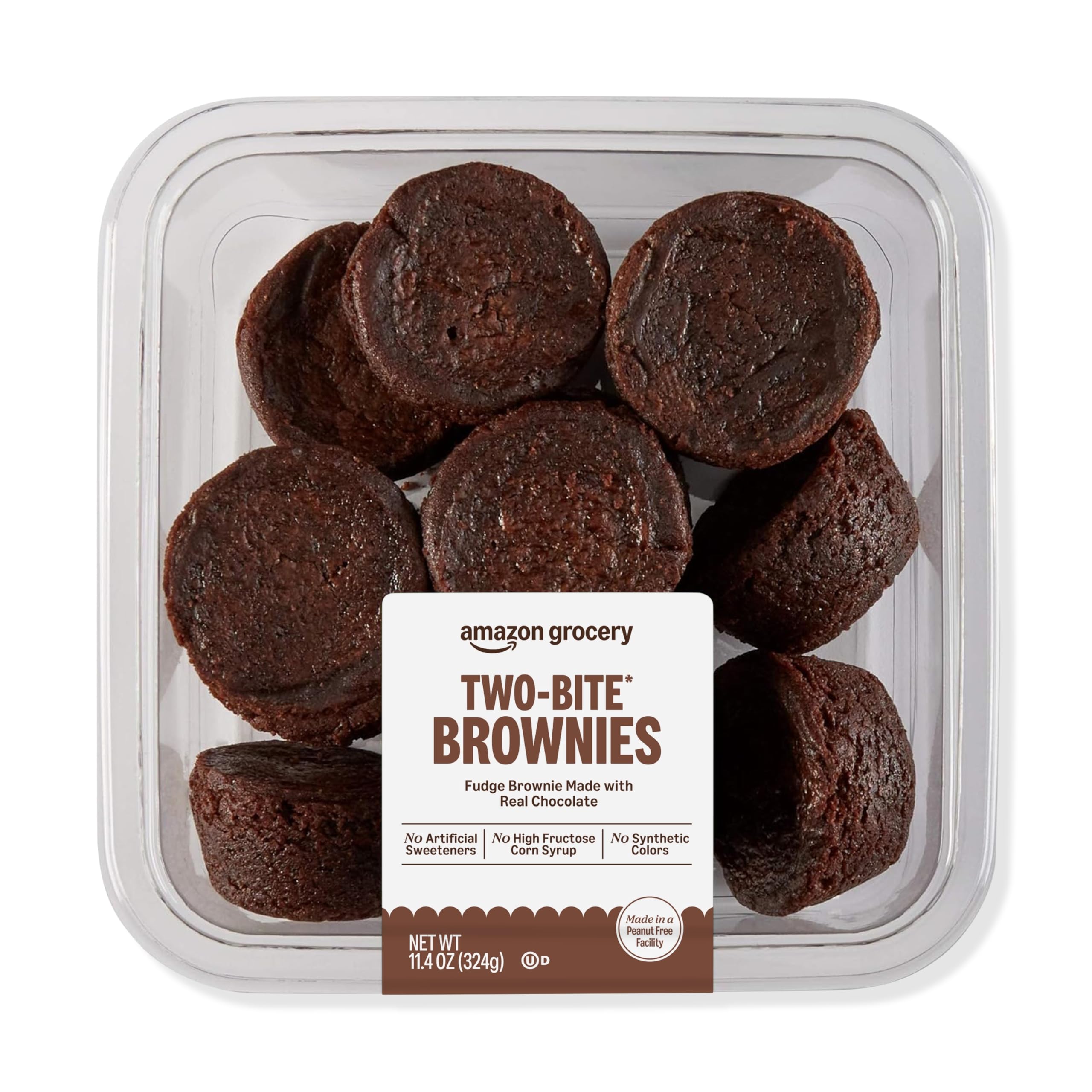 Amazon Grocery Two Bite Brownies 11 4 Oz Frozen Previously Grocery Packaging May Vary