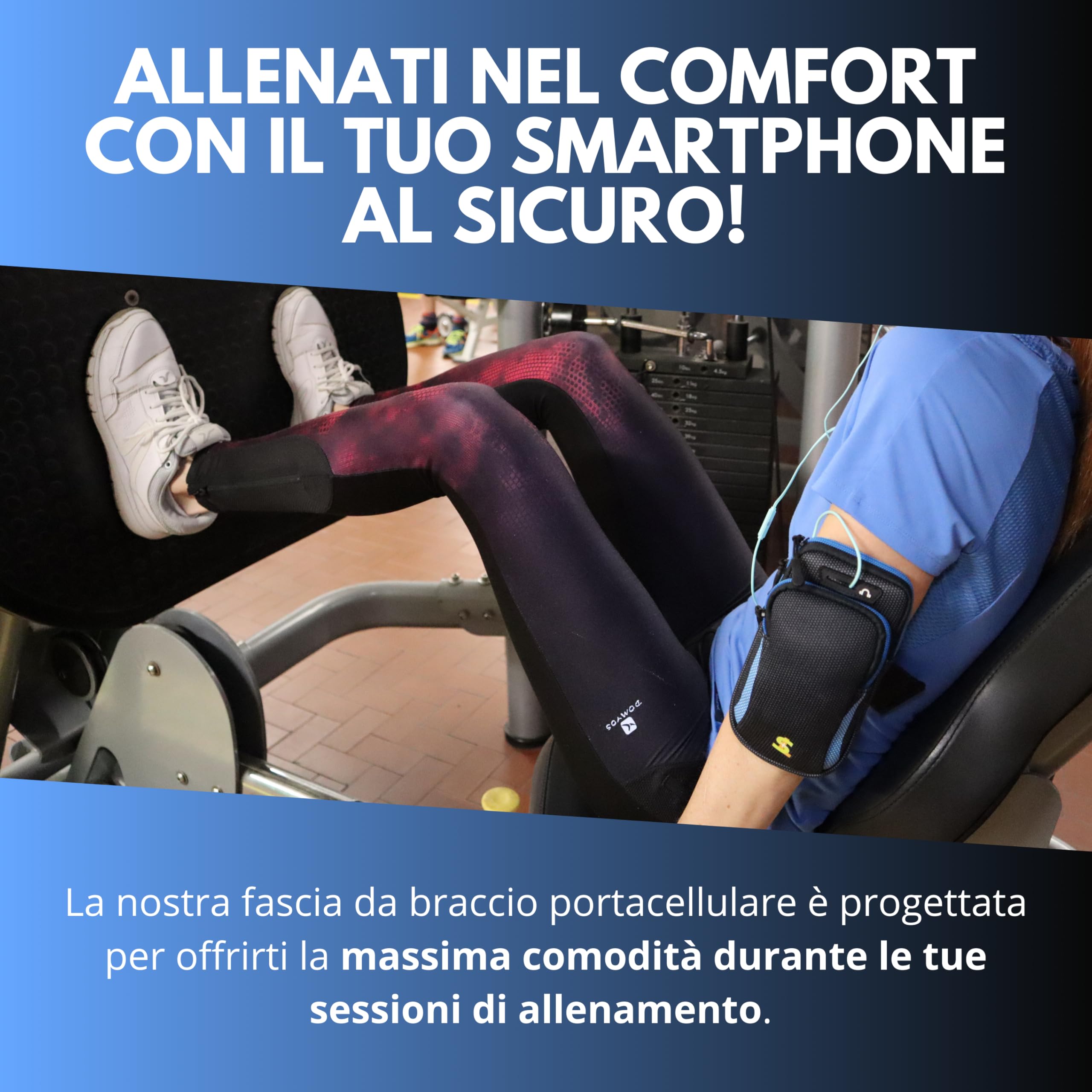 Lunge&SprintBAG Portatelefono Da Corsa Idrorepellente Traspirante Capiente Resistente
