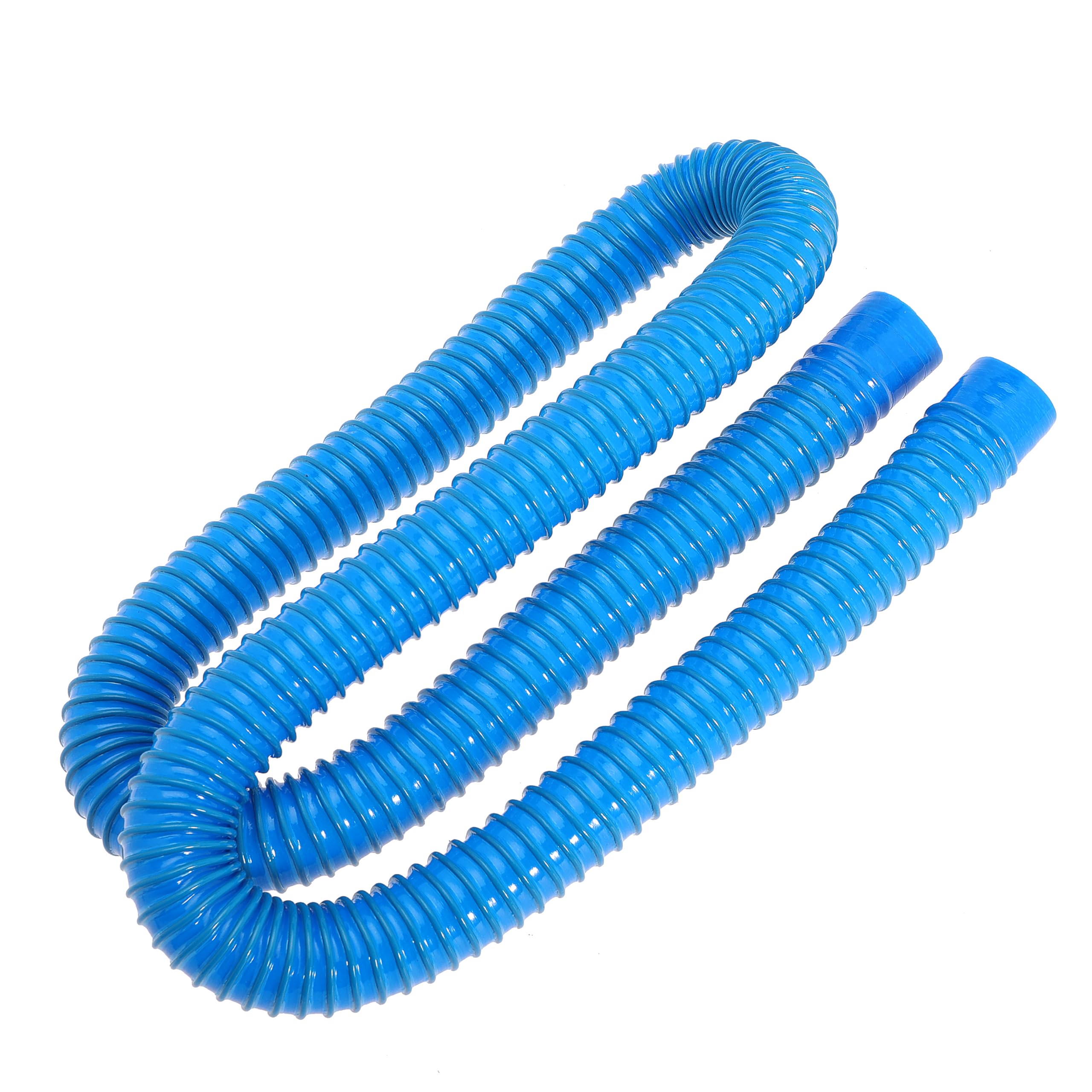 Tubi di ricambio blu per piscina fuori terra, 3,2 x 150 cm, compatibili con pompa filtrante 330 GPH, 530 GPH e 1000 GPH con morsetti in metallo, adatti per 607, 637 (blu-4)