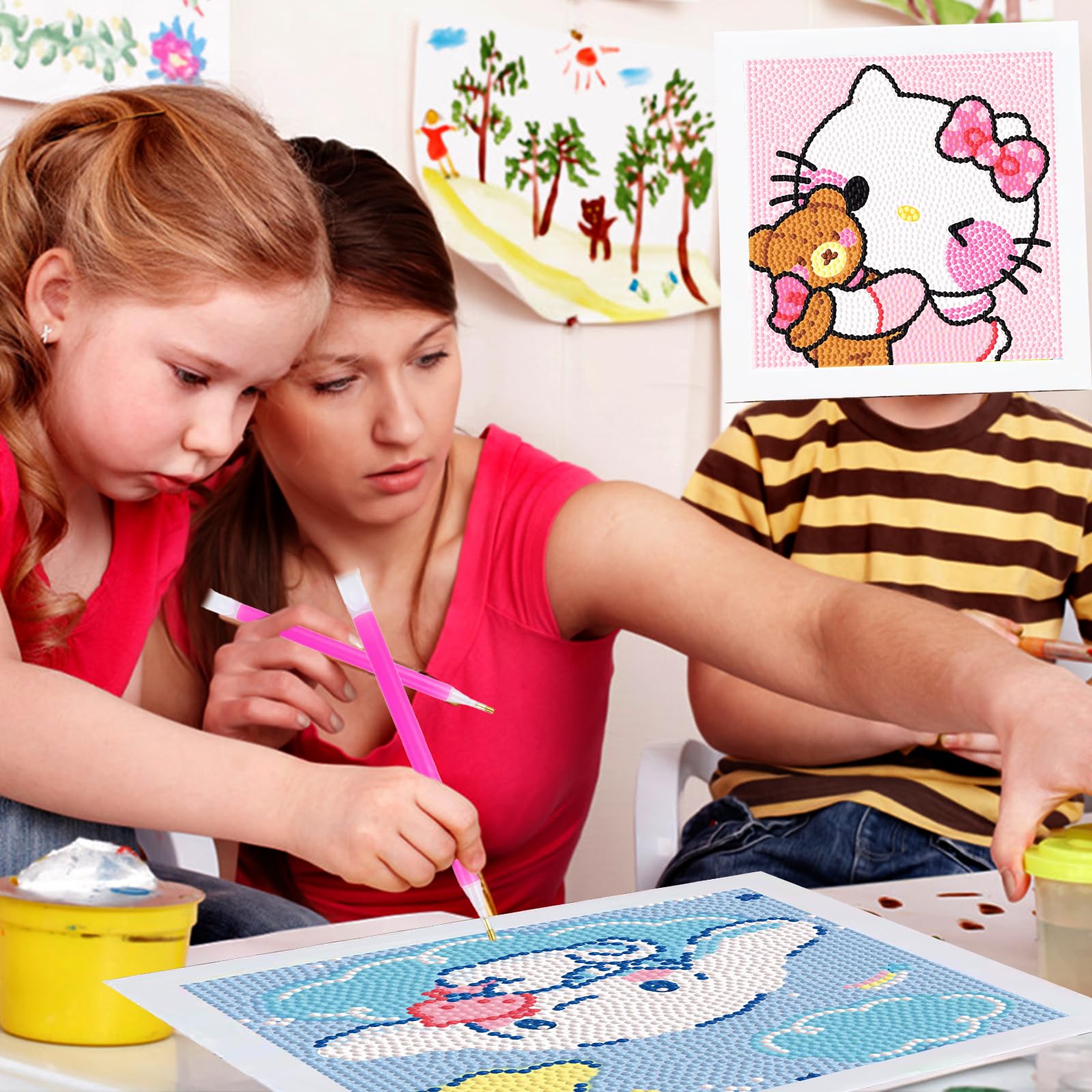 Kit Pintura Diamante 5D - Arte Relaxante Para Iniciantes