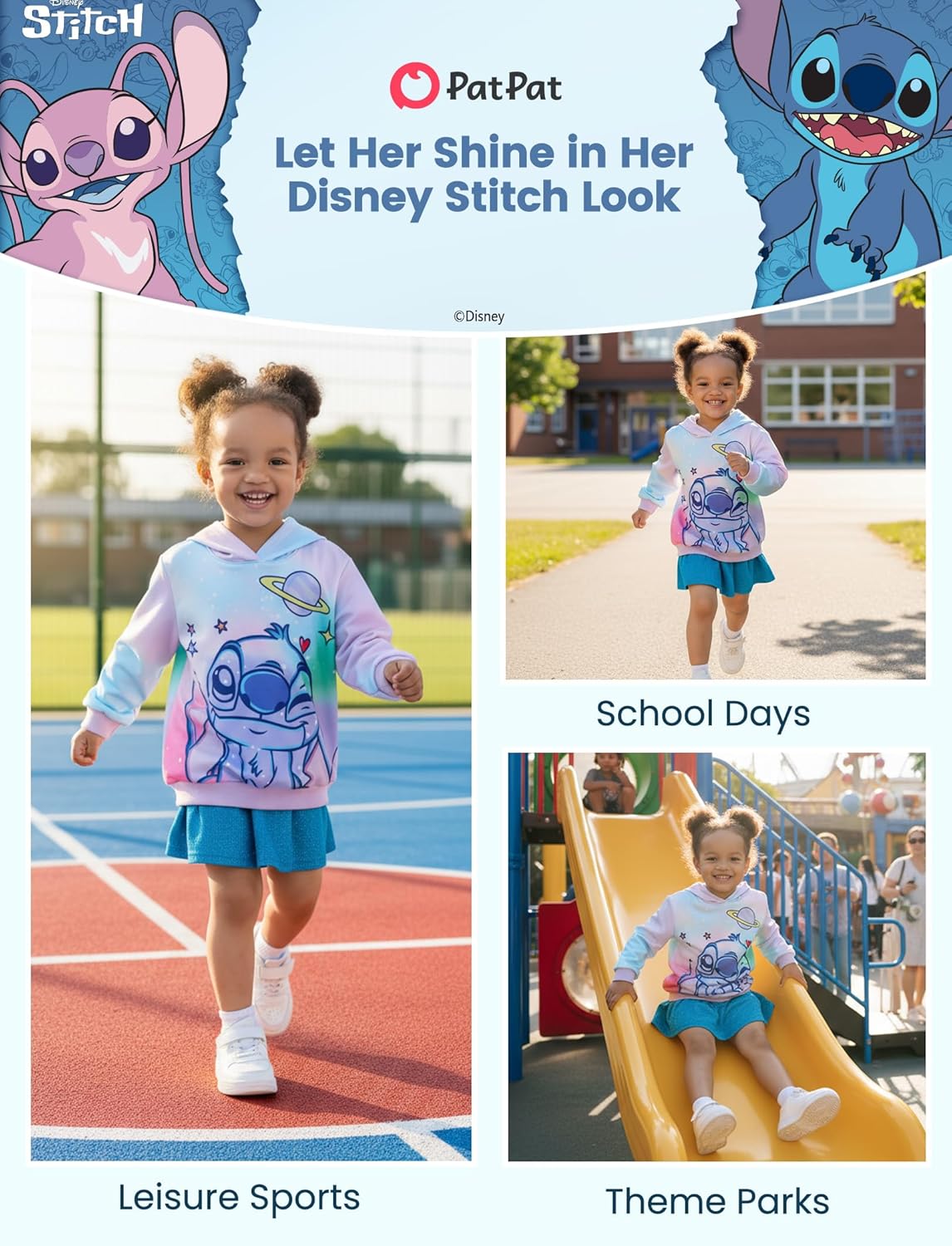 Disney Lilo & Stitch Minnie Mickey Spiderman Frozen Elsa Boys/Girls Hoodie Sweatshirt Graphic Pullover Tops Toddler-Big Kid - Image 6