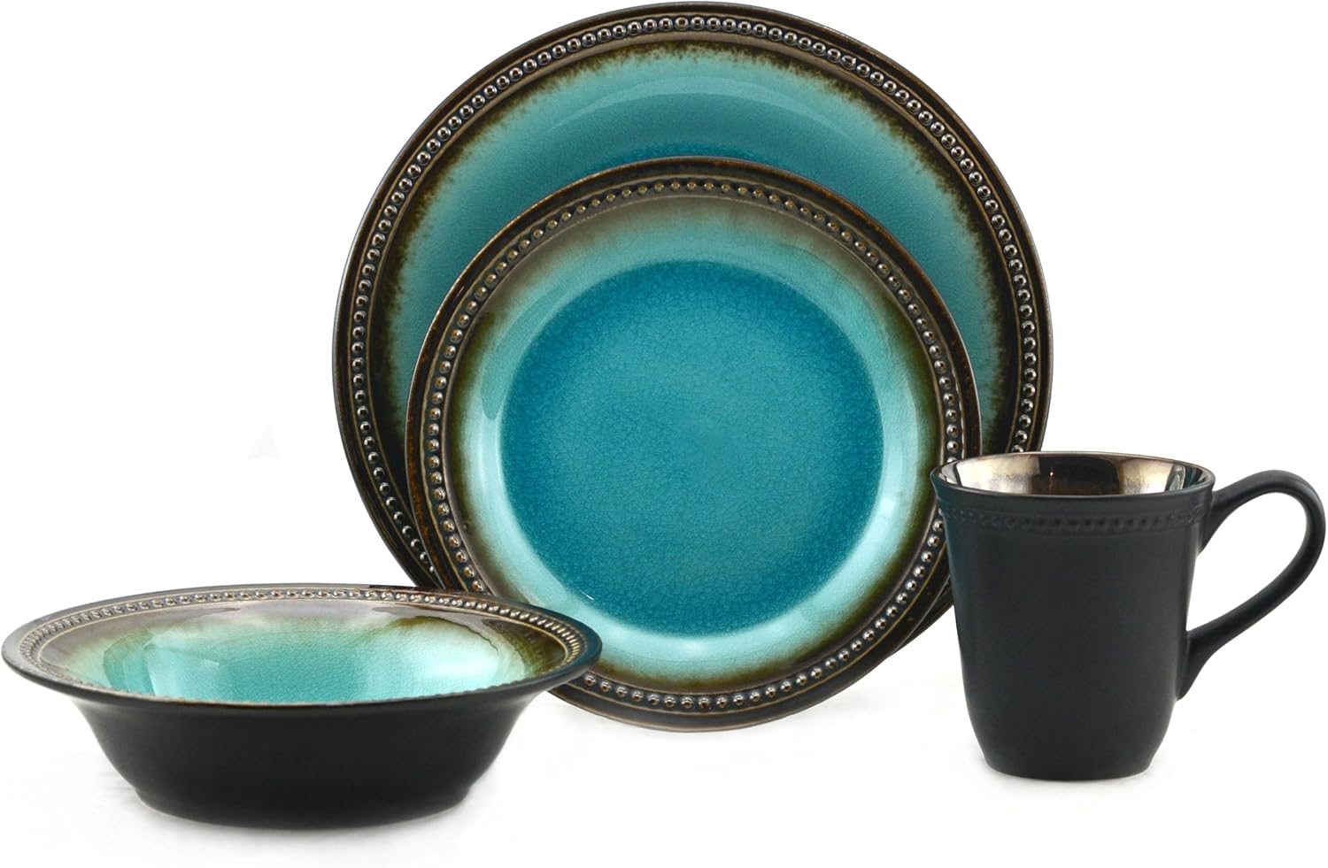 Bali 16 Piece Dinnerware Set Amazon.co.uk Home & Kitchen