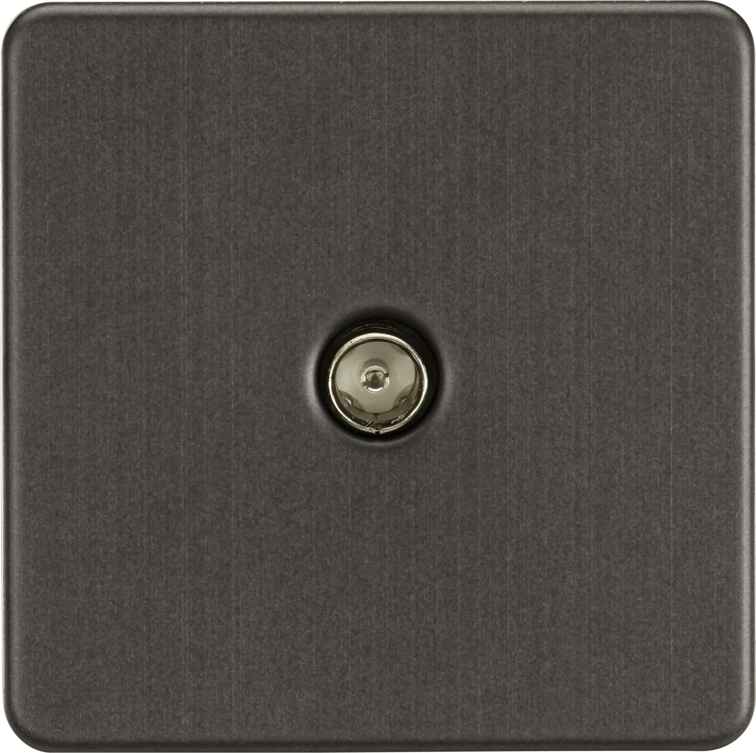 KnightsbridgeScrewless 1G TV Outlet; Non-Isolated