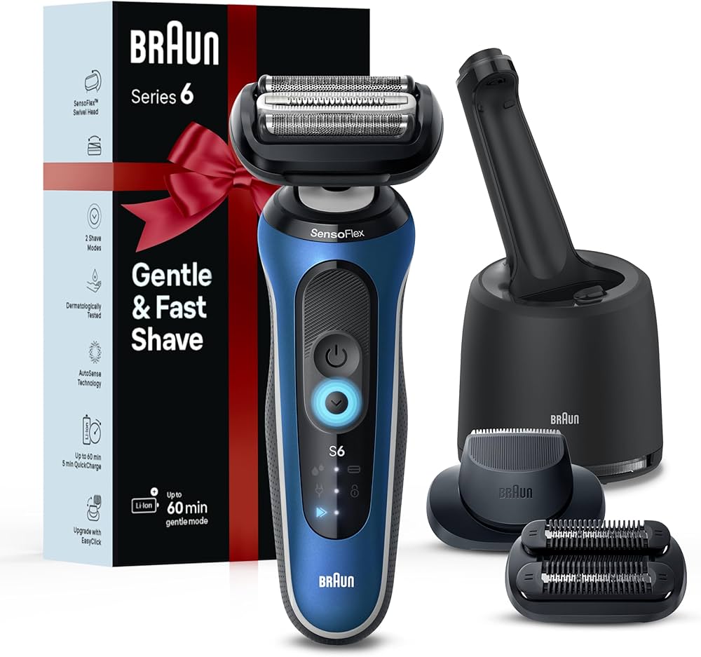 BRAUN Series 6メンズシェーバーセット Amazon | ブラウン メンズ電気シェーバー シリーズ6 6177cc ウェット