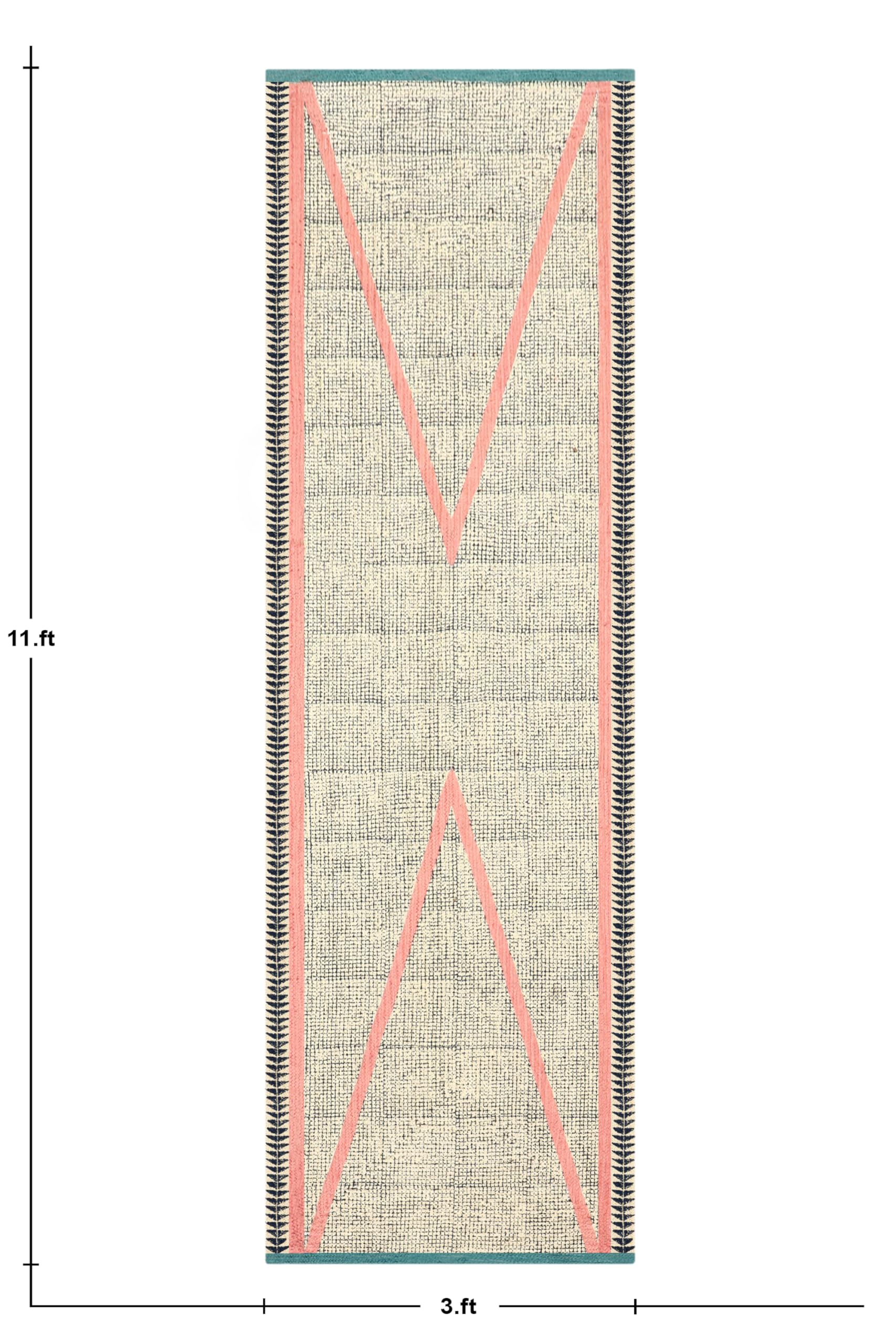 Tappeto kilim intrecciato blu in iuta con blocco a mano in iuta, pulito, tessuto a mano, a trama piatta, per casa, atrio, corridoio, hotel, feste, corridoio e scale