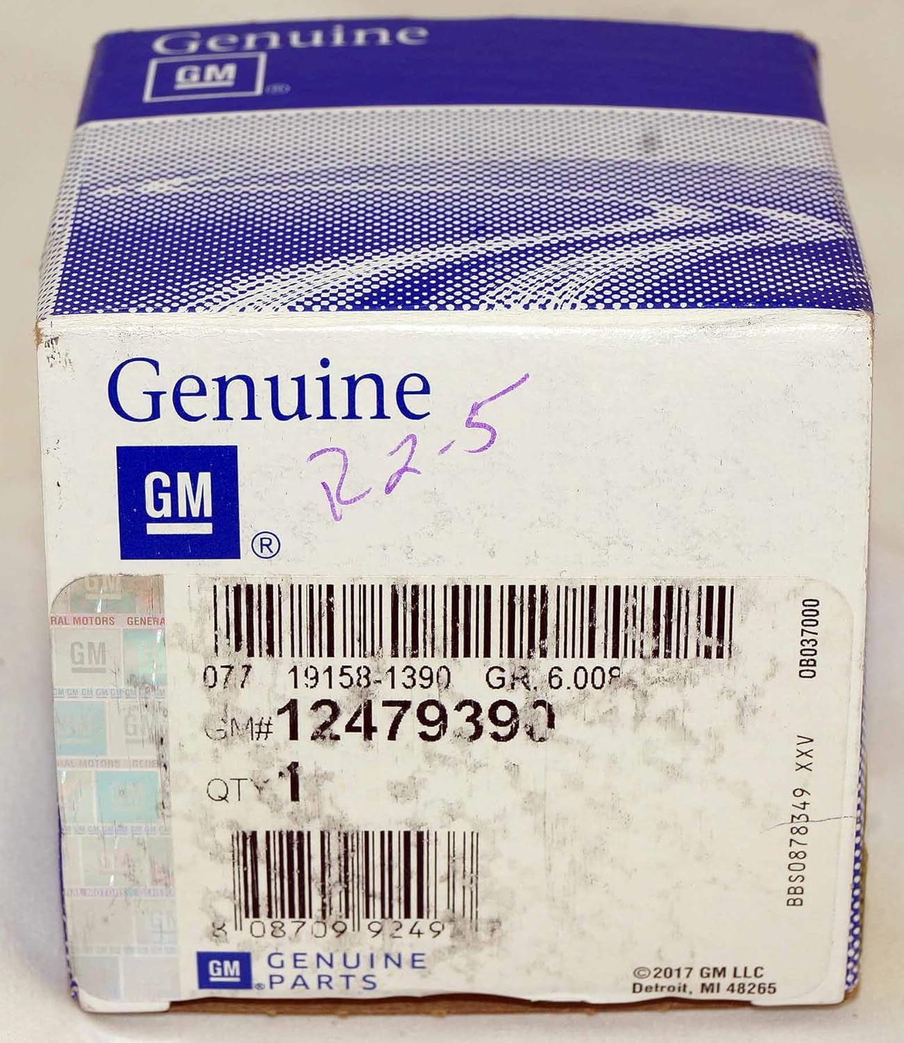 General Motors Plastic Blue Differential Carrier Vent Hose Connector, NPT, 1 Piece