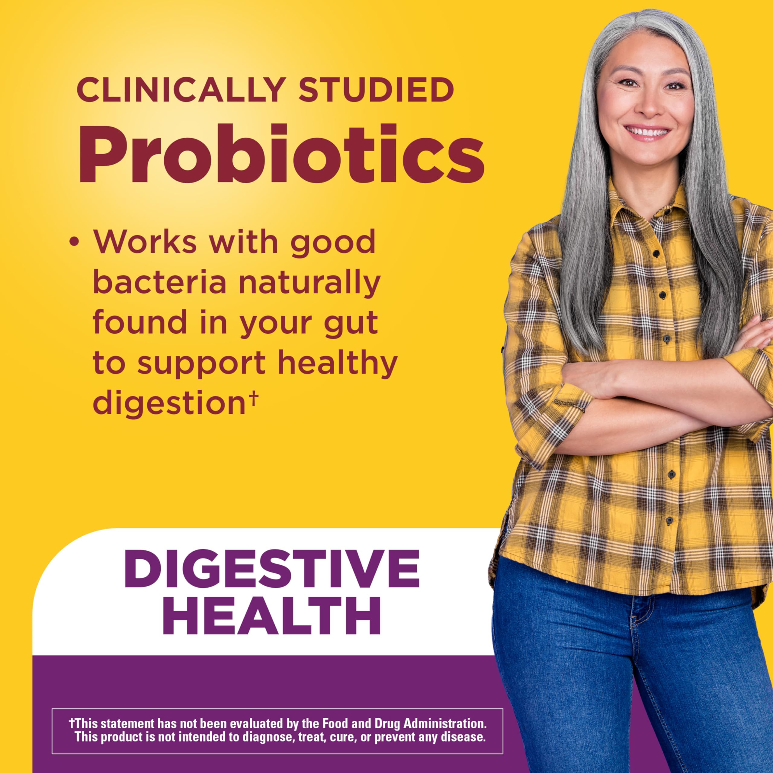Nature Made Probiotics for Women and Men, 42 Probiotic Gummies — Amazon image 3