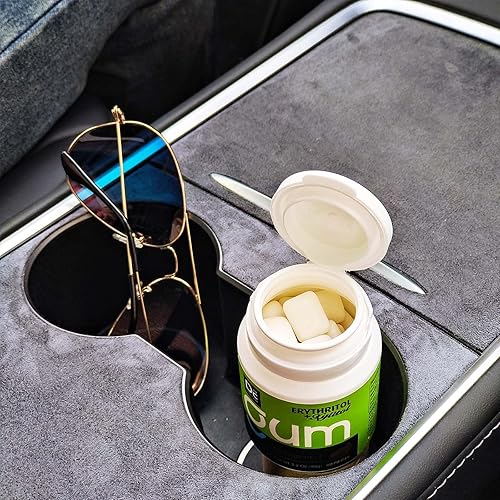 Miniatura 6 de DC24 DAILY CARE Goma de mascar sin azúcar hecha con xilitol y eritritol, sin aspartamo, goma de mascar baja en calorías, menta verde de larga