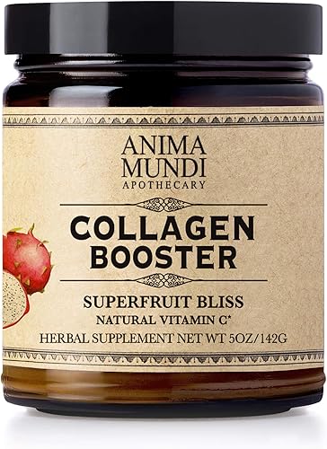 Miniatura 1 de Anima Mundi Apothecary Polvo potenciador de colágeno vegano, especias chai rosa vainilla - Suplemento de belleza para piel, cabello y uñas - Polvo