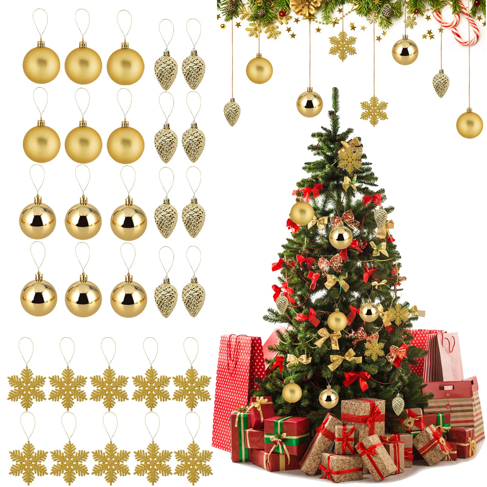 Photo 1 of 2 PCS CHRISTMAS DECOR BUNDLE