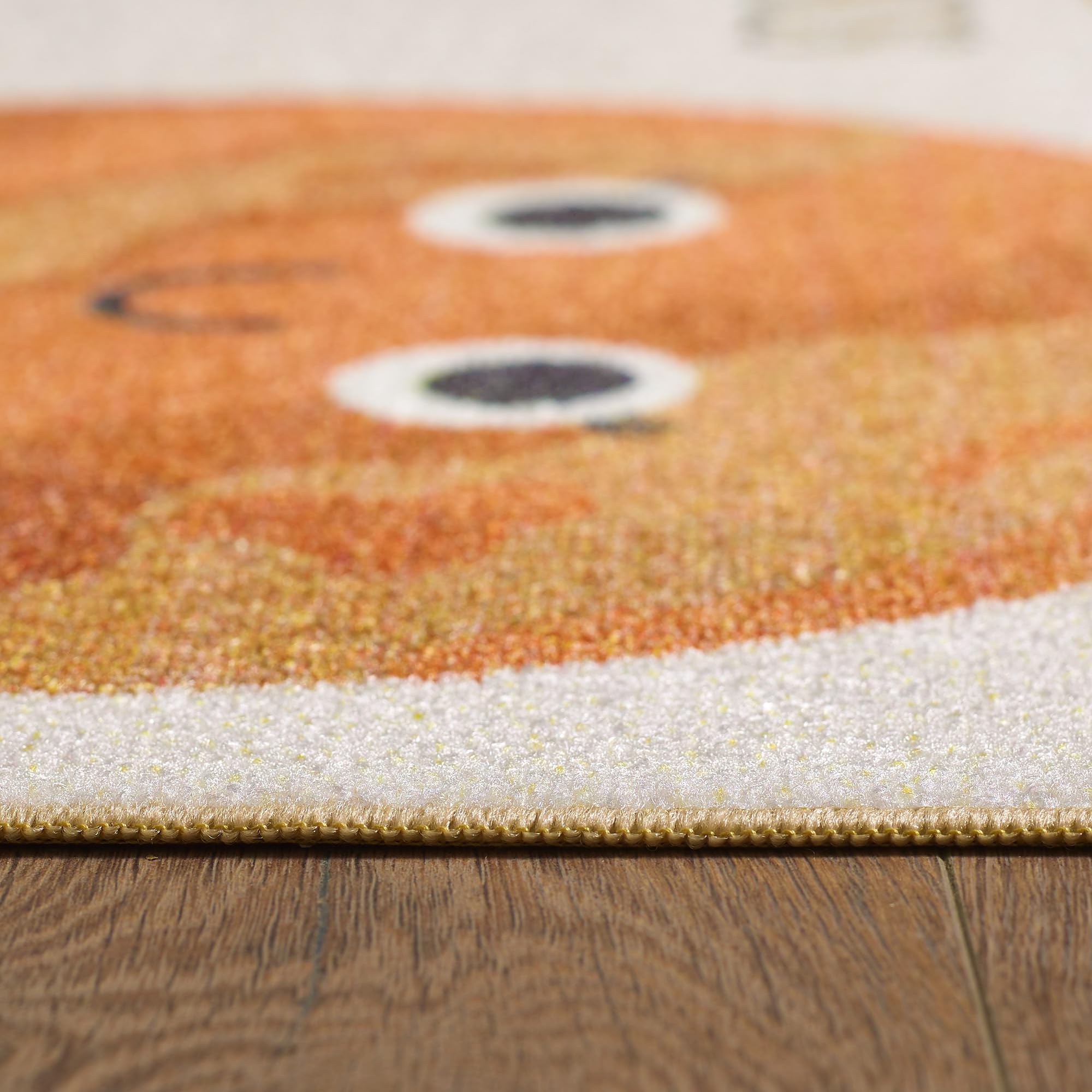 HomebyHome Kinderteppich Mehrfarbig 140x200 cm Planeten Muster Modern rutschfest Waschbar Pflegeleicht Extra Weich Antiallergen Babyteppich Kinderzimmer Jungen Mädchen