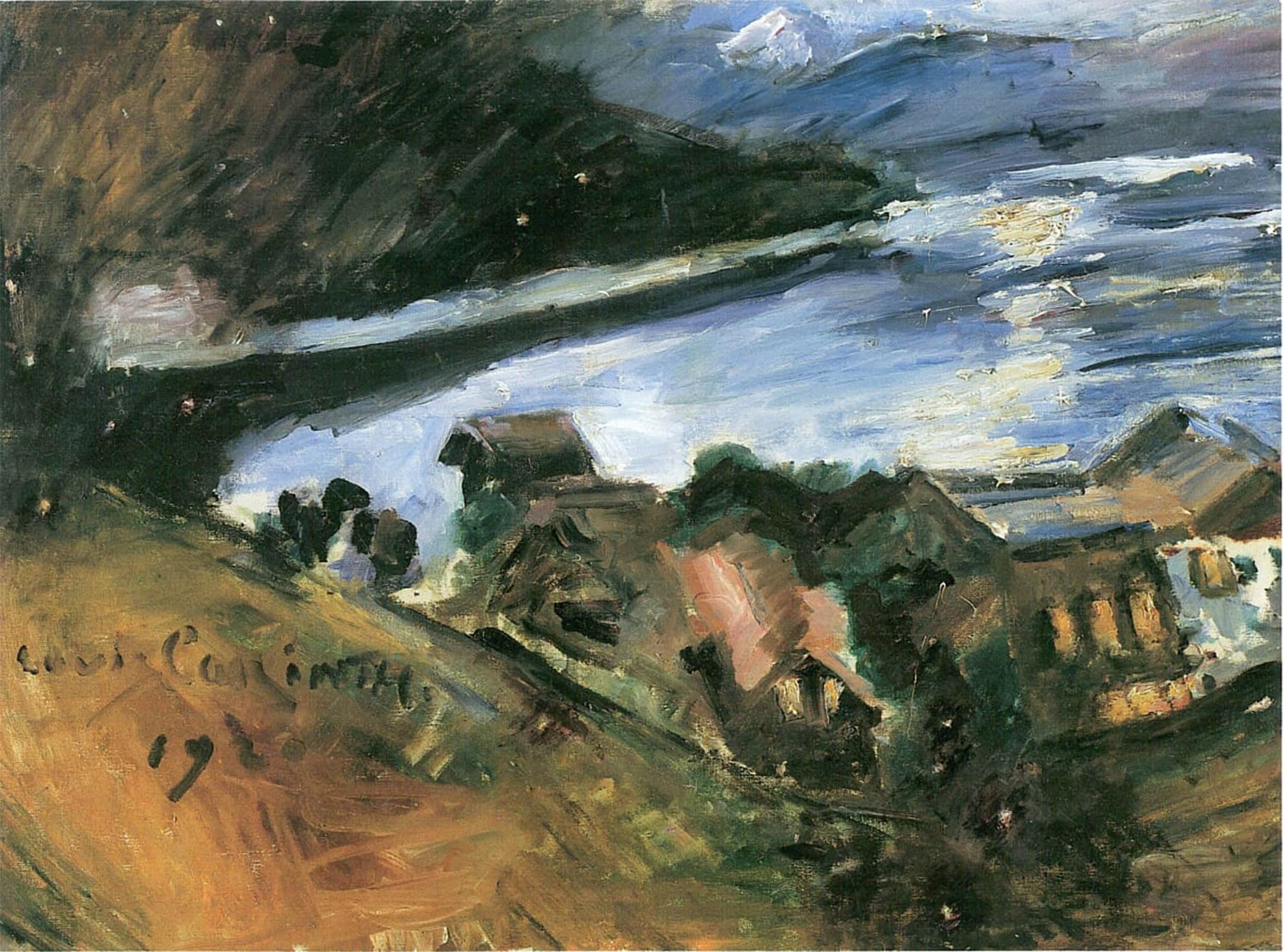 POSTERIIk Vintage Print Pop Art Landscape Artwork Walchensee by Moonlight by Lovis Corinth Art Prints for Office Home Decor 60x90cm