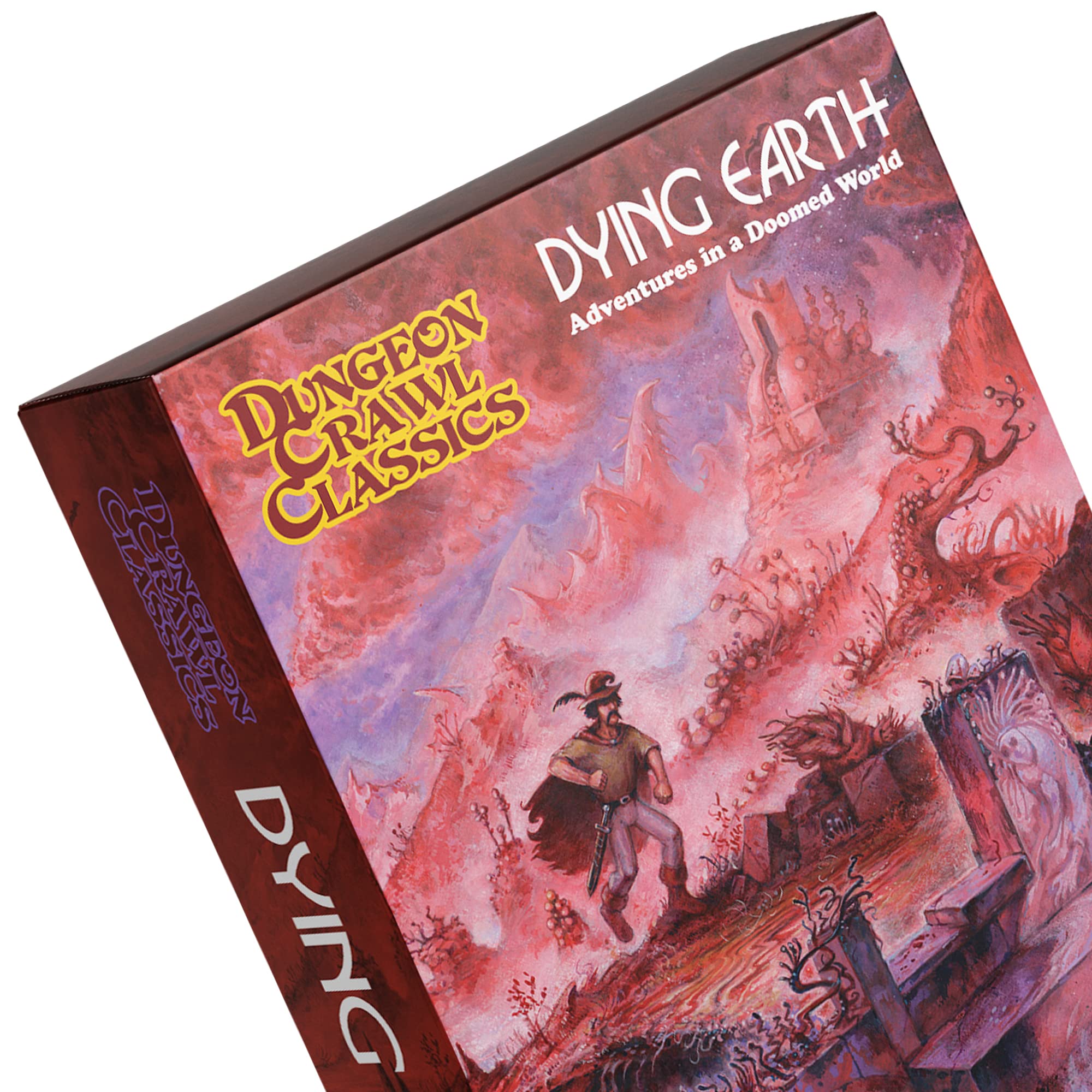 Goodman Games | Dungeon Crawl Classics Dying Earth Boxed Set | RPG Sourcebook Expansion For Dungeon Crawl Classics, New Classes, Spells, Creatures, Map | 1+ Players | 60+ Min