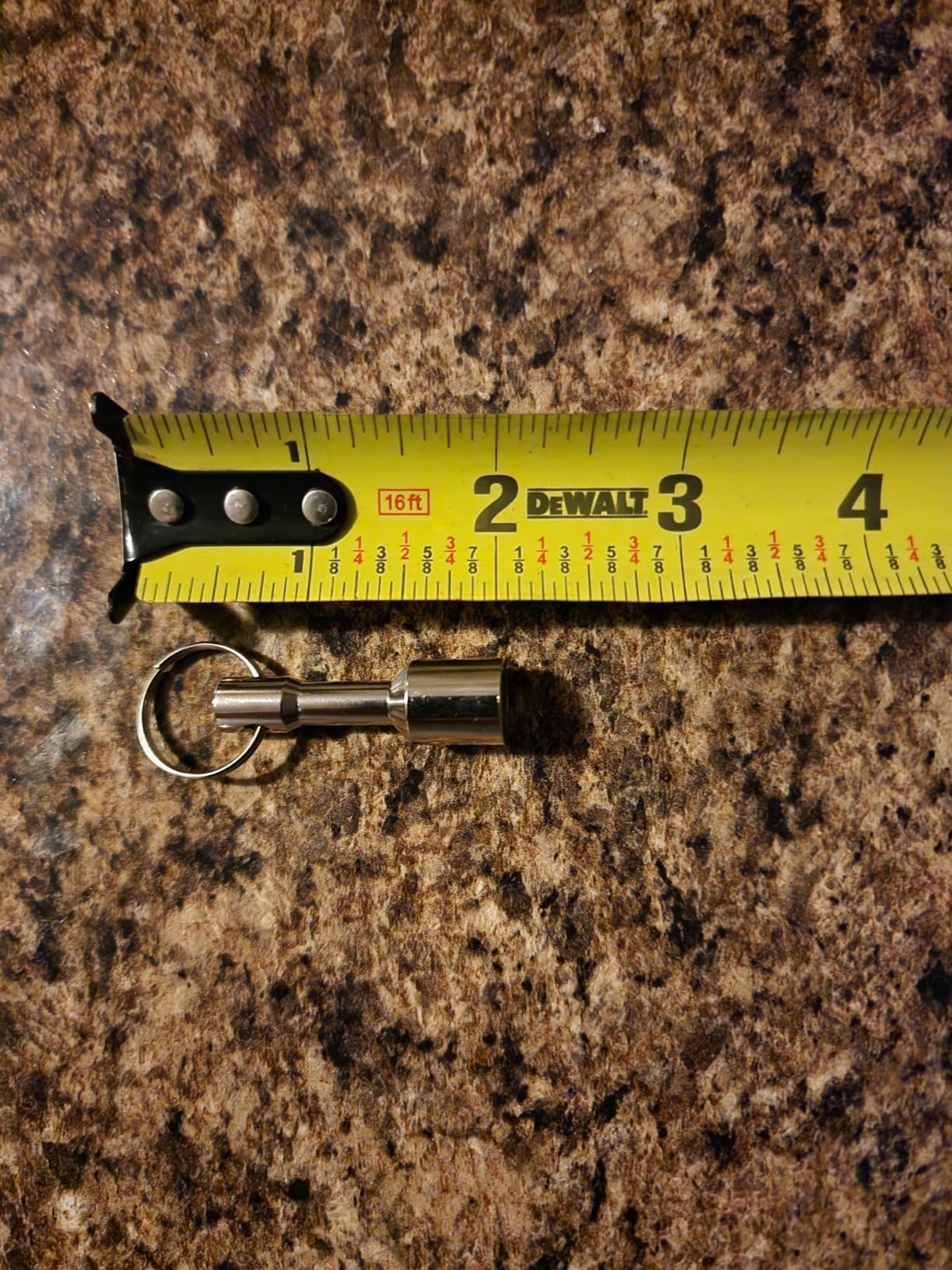 Keychain for Testing Brass, Pocket for Purse