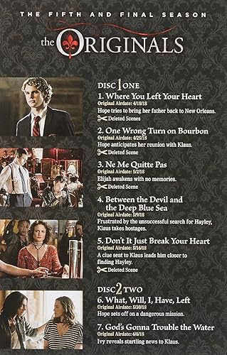 Miniatura 4 de The Originals Season 5 DVD 2018 3-Disc Set