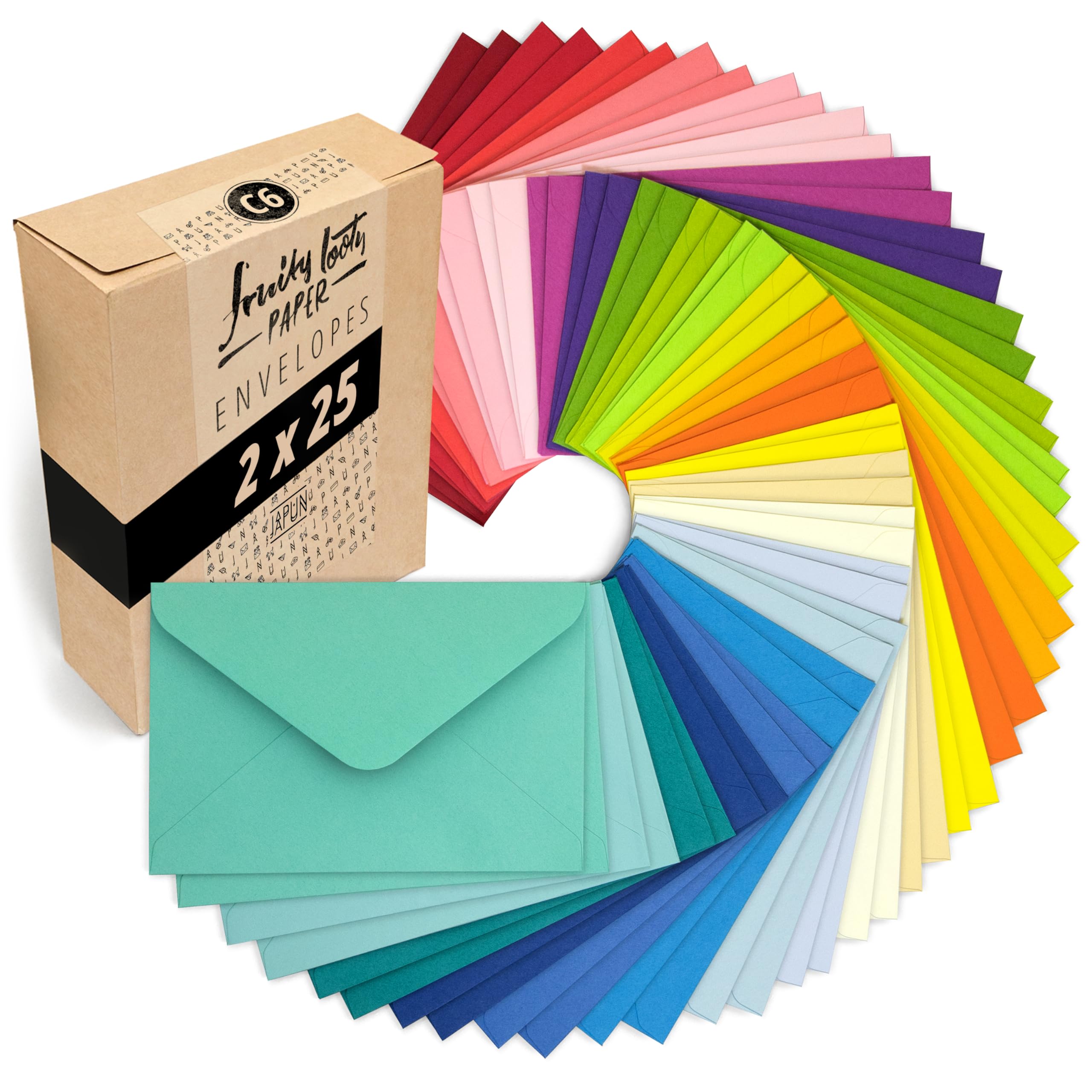 120 Mini Briefumschläge Bunt – 10,3x8 Cm, 15 Farben – Mit Aufklebern Für Geburtstag, Hochzeit, Party