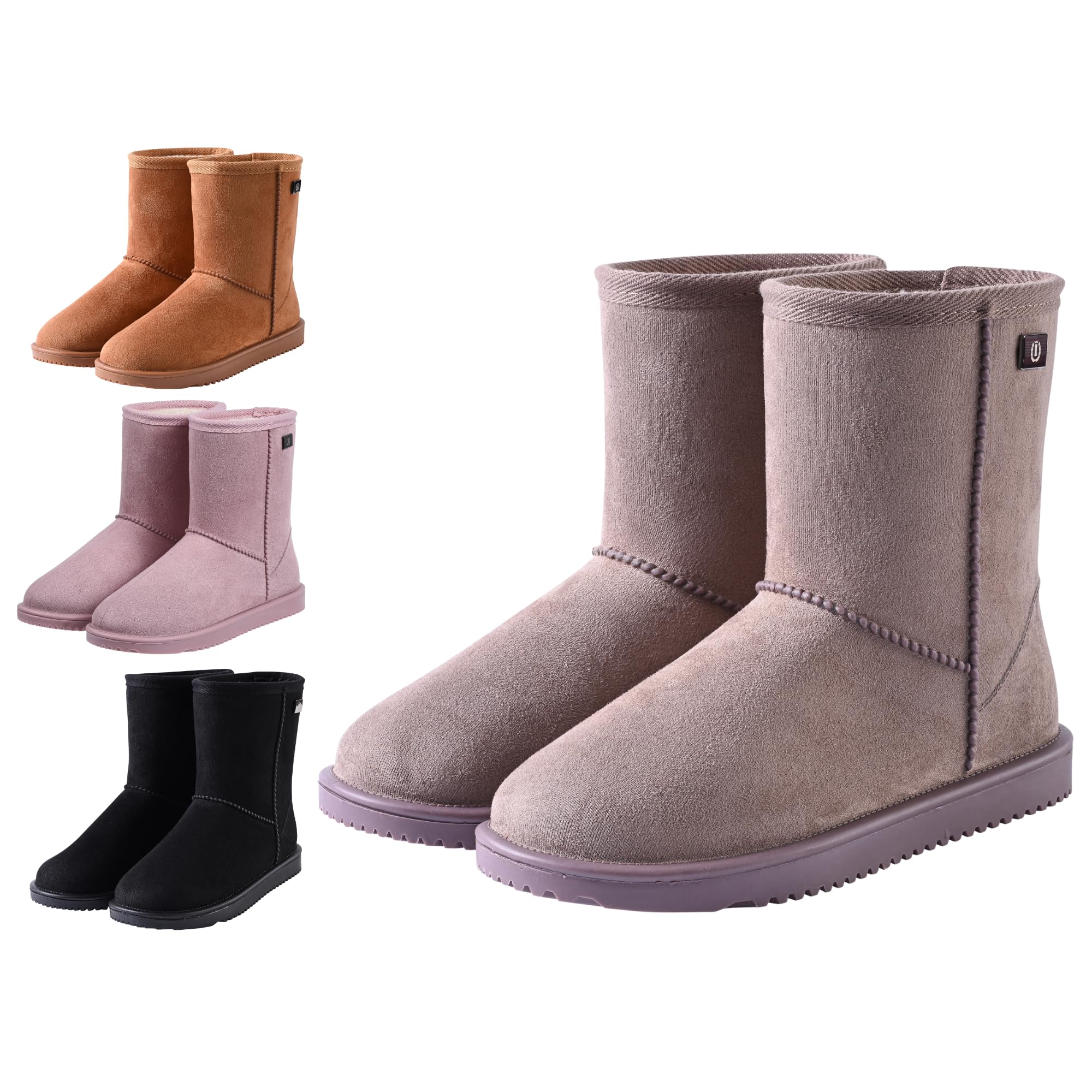 Imperial Riding IRHFreezy i IRHFrosty buty do stajni, wodoodporne, stylowe buty z ciepłą podszewką ze sztucznego futra, buty zimowe do stajni i na zewnątrz
