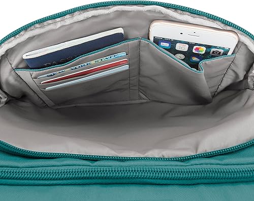 Miniatura 5 de Travelon Bolso cruzado cruzado clásico NS antirrobo, Pícea