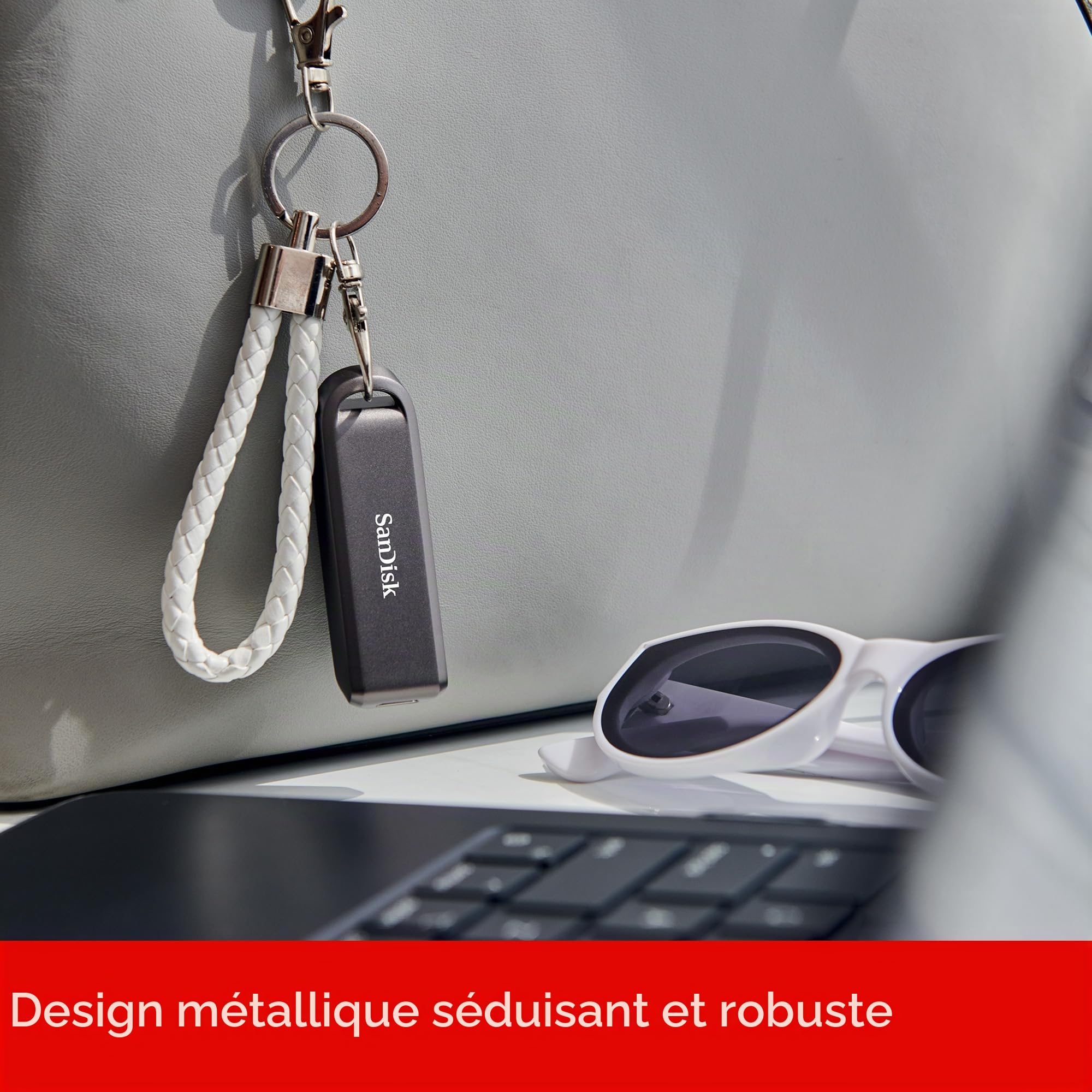 Sandisk Extreme Pro 256 Go High-Performance Clé USB Type-C (Jusqu’à 1000 Mos/s en Lecture el Jusqu’à 900 Mo/s en écriture, RescuePRO Deluxe)