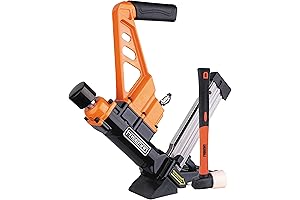 PDX50C Lightweight Pneumatic 3-in-1 Flooring Nailer and Stapler: The Ultimate Tool for...