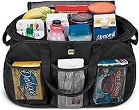 Vista 1 de Organizador de baúl desplegable Smart Design con asas fáciles de llevar, bolsillos laterales y cierre de cremallera - 58 cm - Diseño plegable