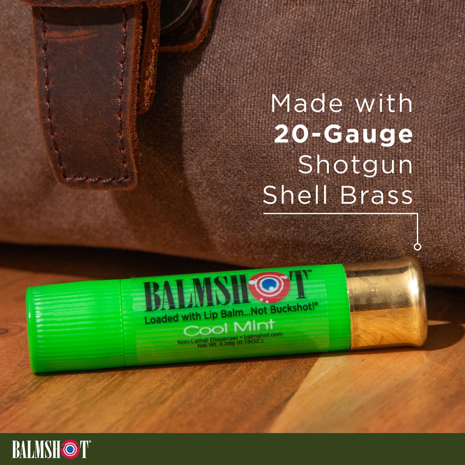 BALMSHOT Lip Balm Two Pack of Classic & Cool Mint