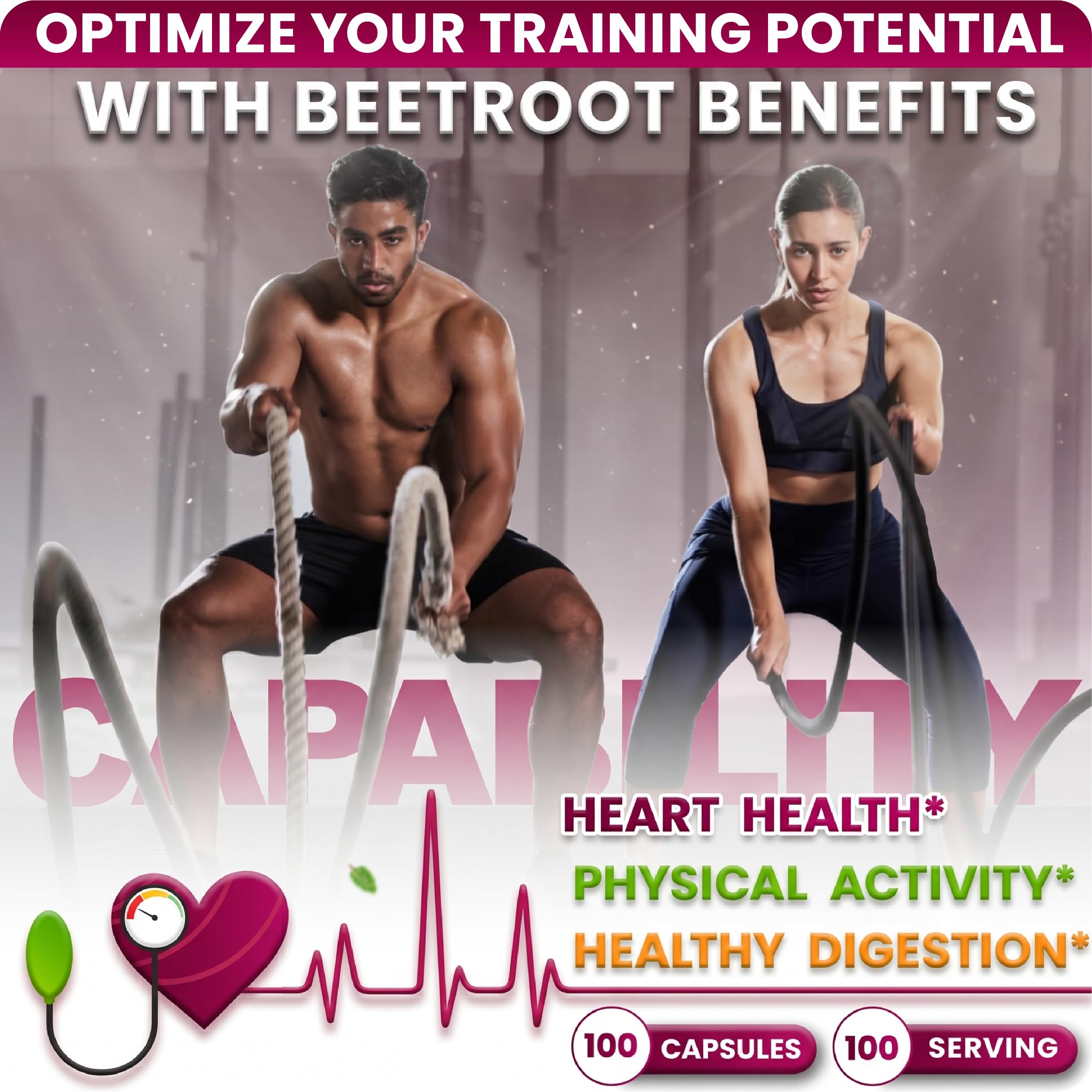 6in1 Beet Root Capsules for Heart Health, Vitality & Immune Support* — Amazon image 3