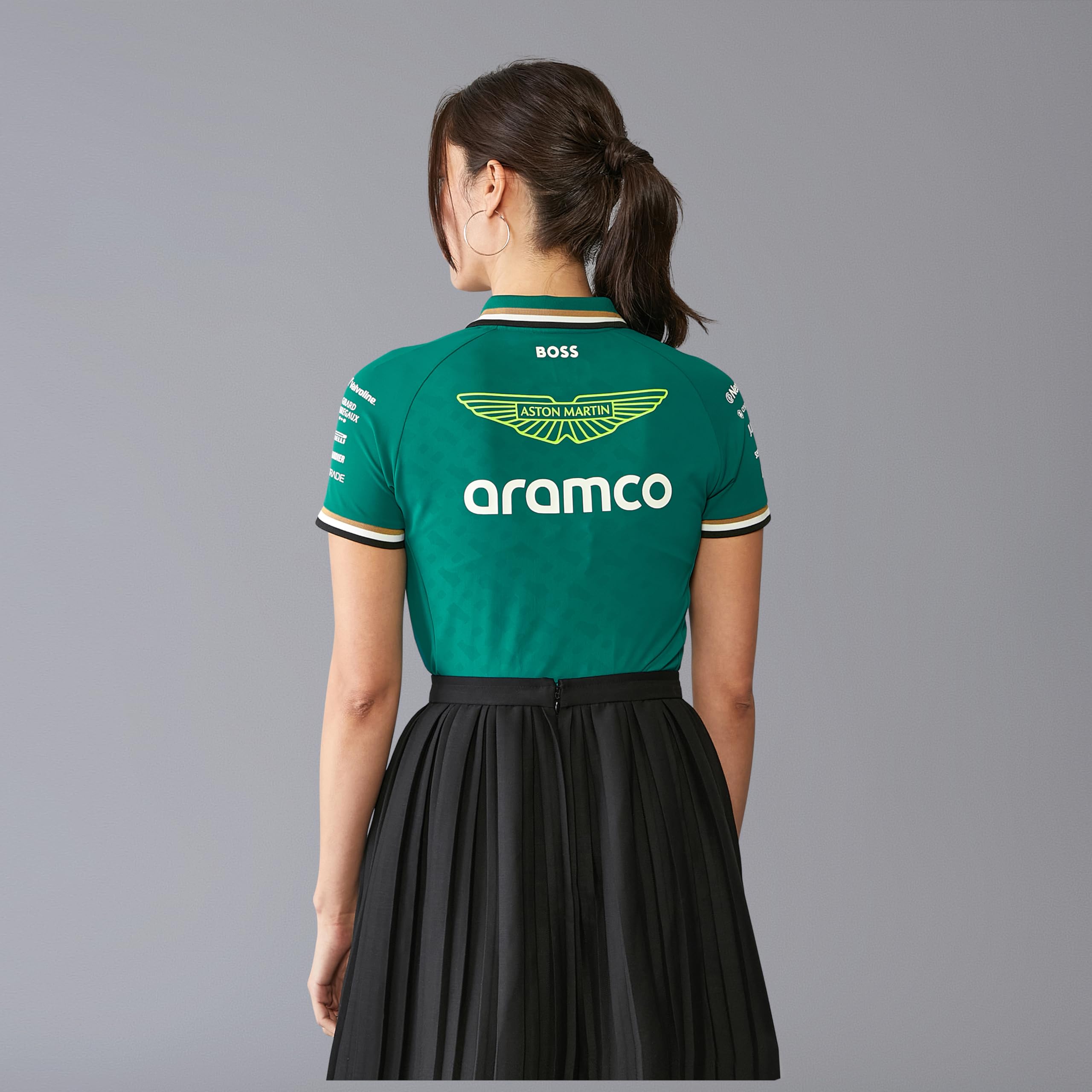Polo Team 2024 para mujer, color verde, verde, M