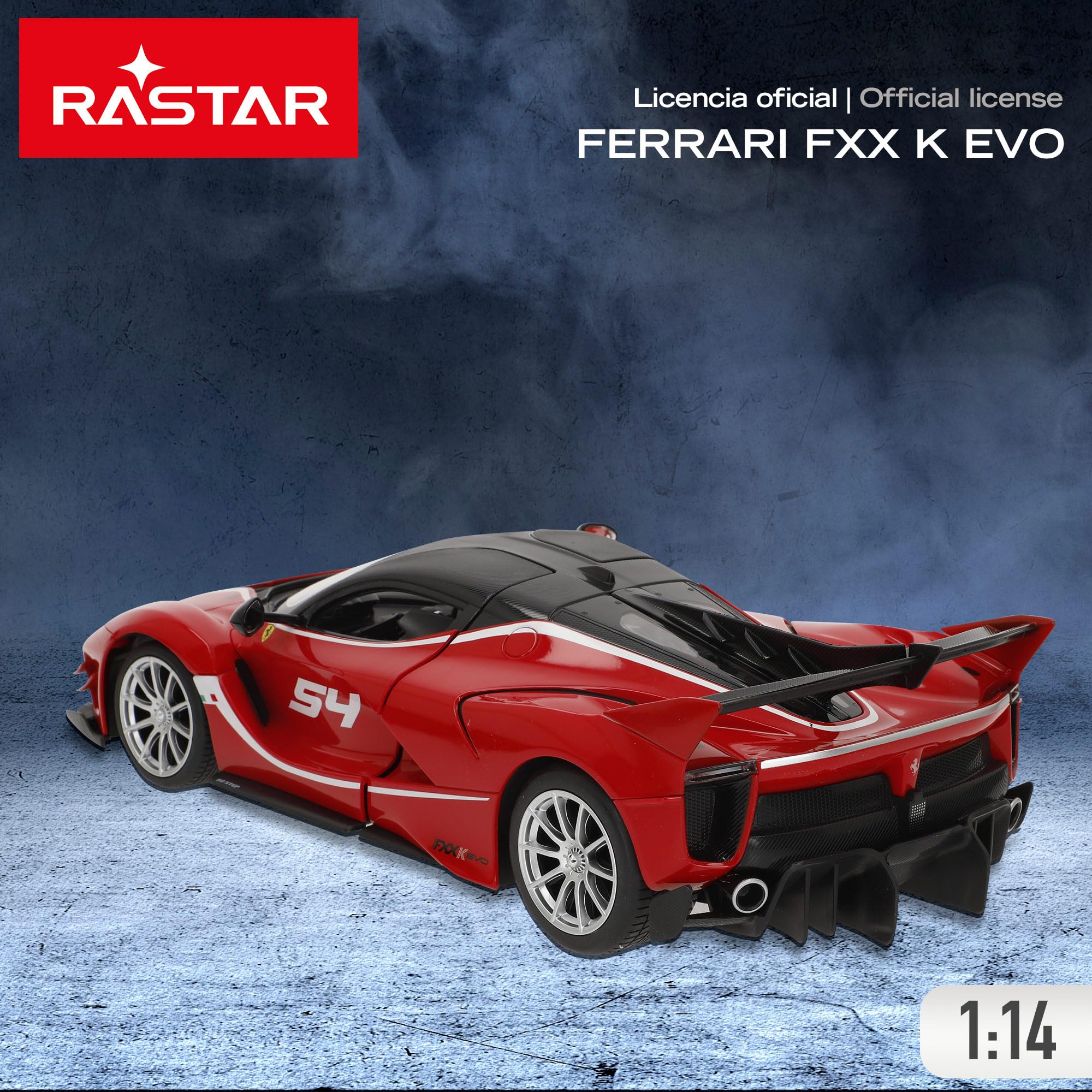 COLORBABY Rastar, Samochód zdalnie sterowany 1:14 ferrari fxx k evo (46352)