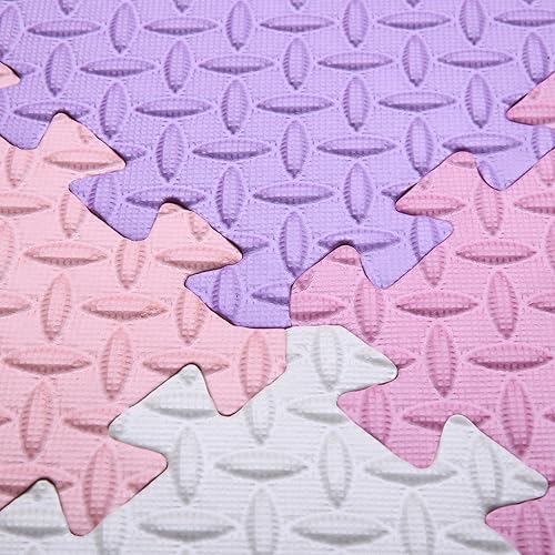 Miniatura 205 de Tapete de juego de espuma para bebé, tapete entrelazado de 0.4 pulgadas de grosor con colores sólidos, tapete de juego suave y no tóxico, tapete