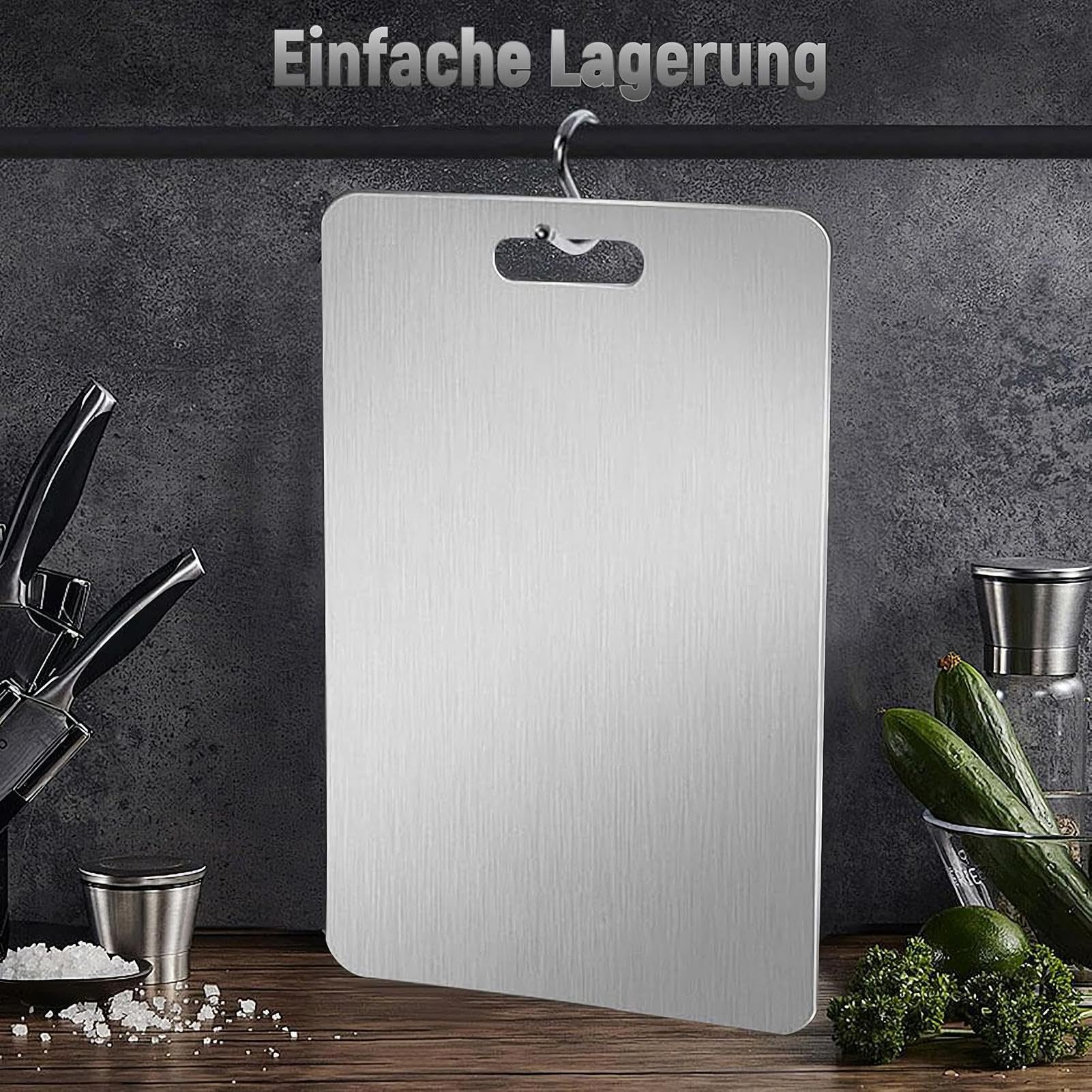 Tabla de cortar para alimentos, utensilios de cocina, preparación de comidas de doble cara, bandeja para carnes, para casa, apartamento restaurante, cocina, camping, jardín, barbacoa interior