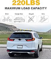 Vista 6 de Barra transversal de 220 libras para Honda CR-V CRV 2017-2022 con rieles de techo empotrados, barra de carga, barra transversal, accesorios