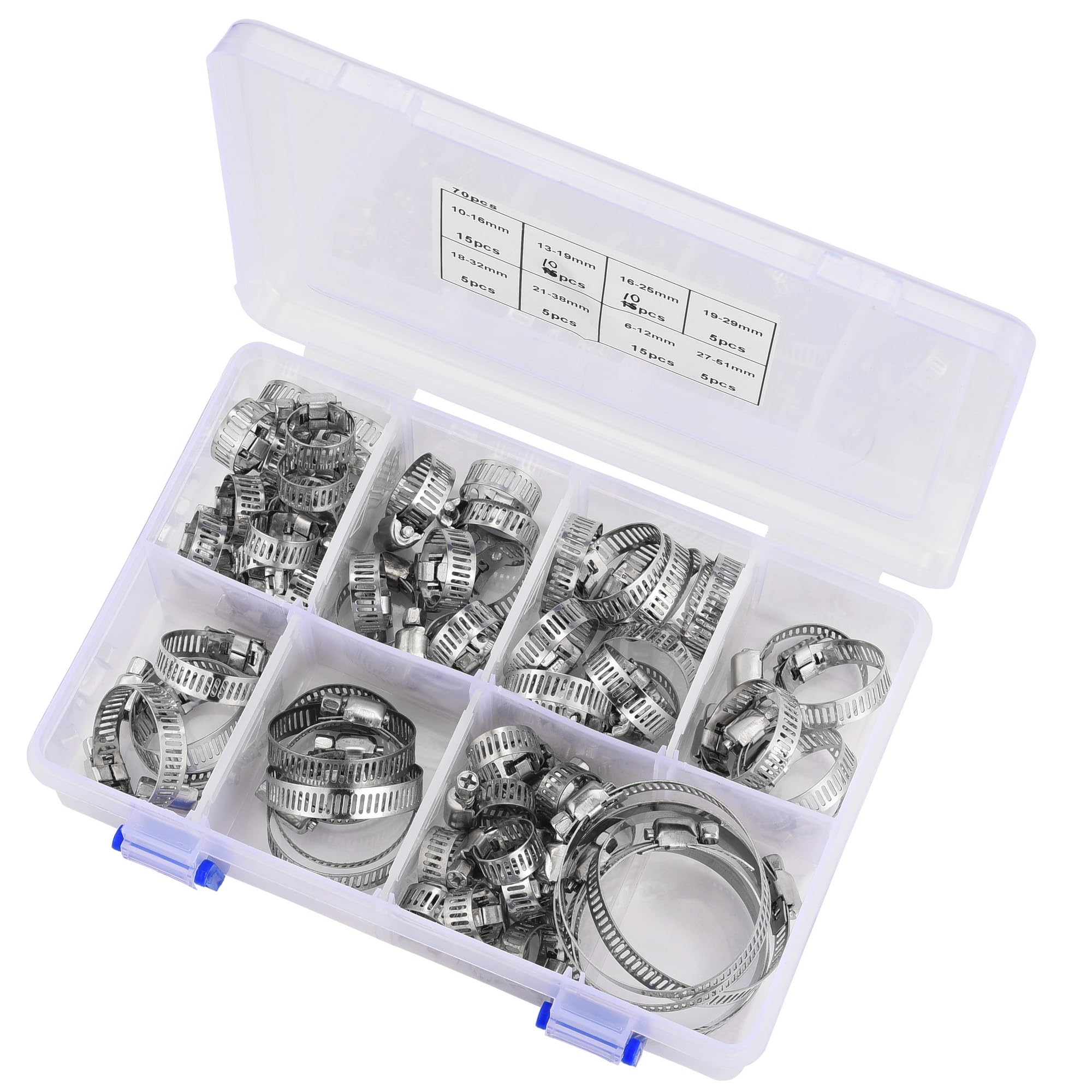 Colliers de serrage Lpraer pour stopper les fuites de tuyau de 6 mm à 51 mm