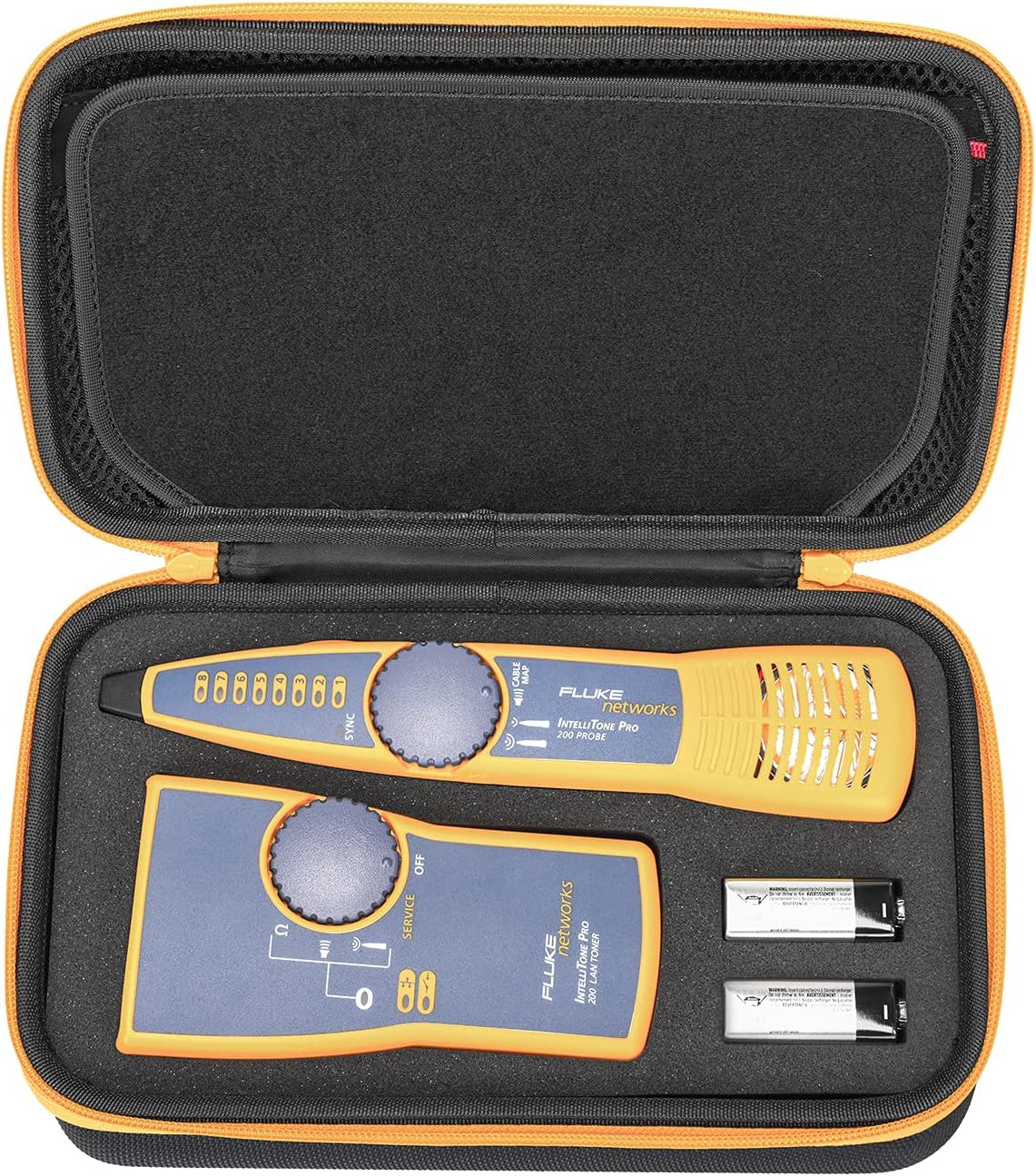 RLSOCO Carrying Case Replacement for Fluke Networks MT-8200-60-KIT IntelliTone Pro 200 Probe and Toner. (Case Only)